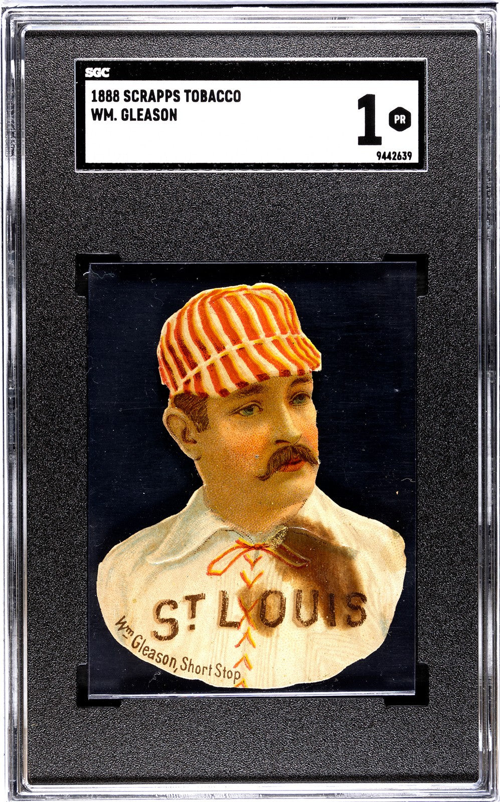 1888 Scrapps Tobacco William "Kid" Gleason SGC 10
