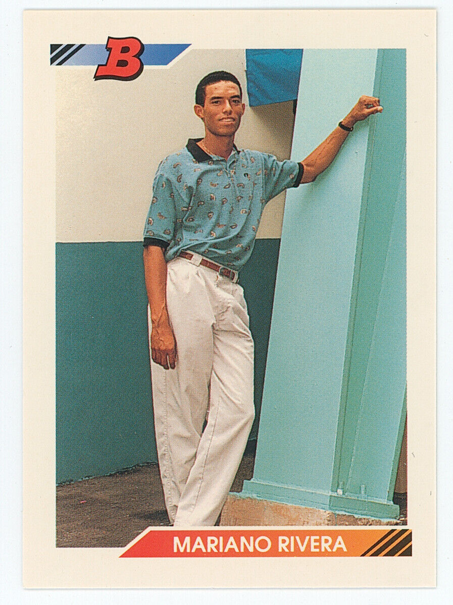 1992 Mariano rivera Bowman Rookie Card.