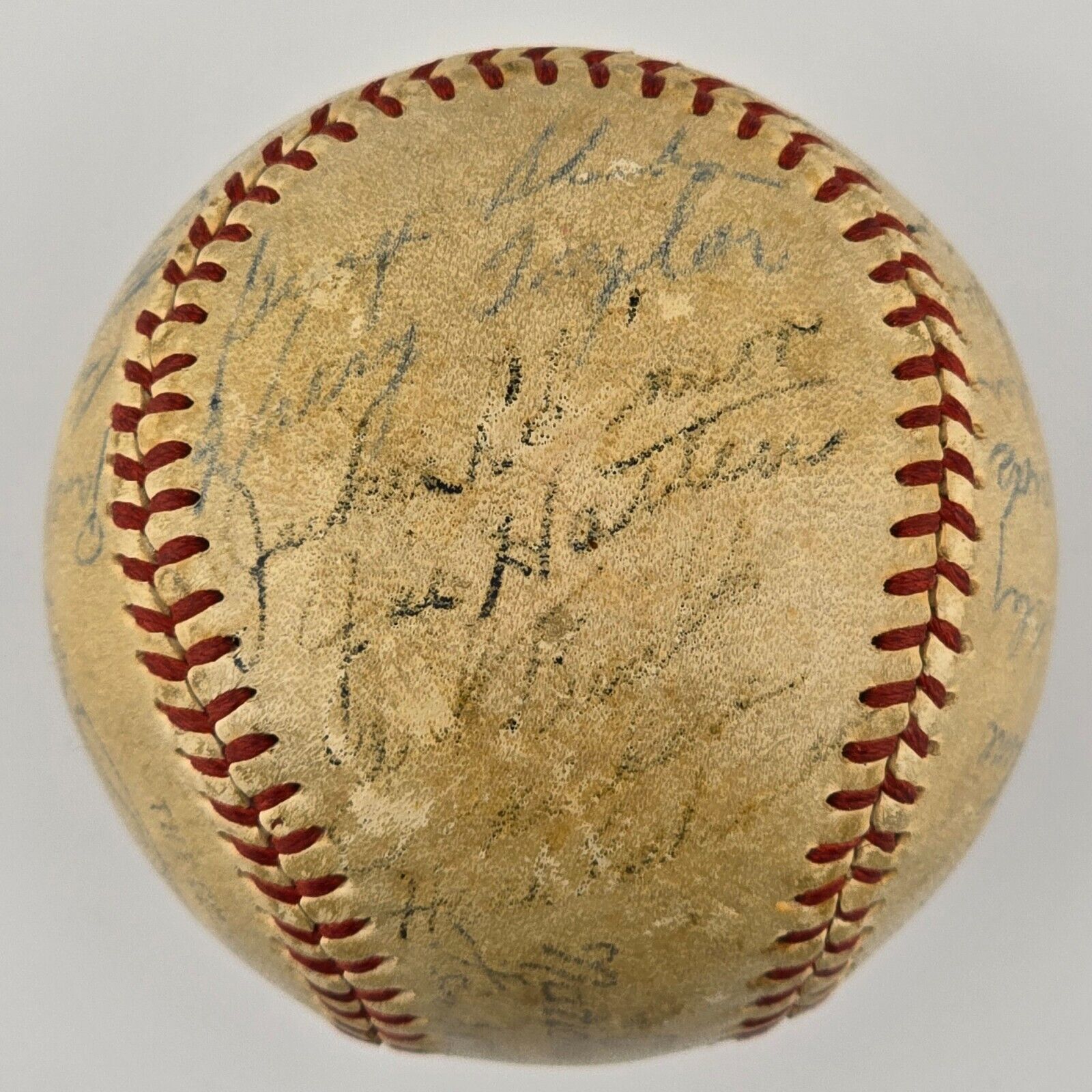 1948 Brooklyn Dodgers Signed Baseball. Jackie Robinson, Campanella. 26 Sigs. JSA