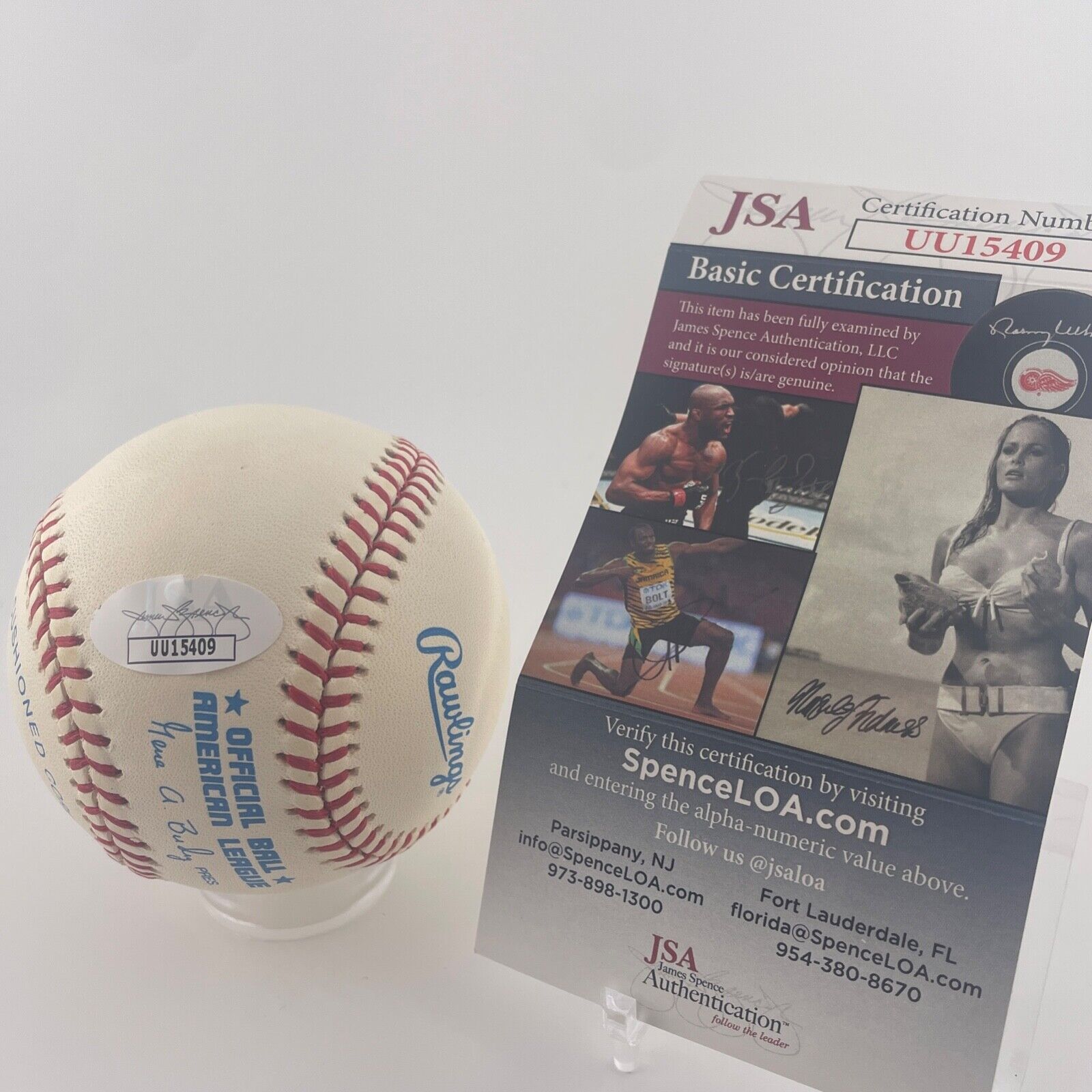 Yogi Berra Signed Baseball. New York Yankees. JSA UU15409