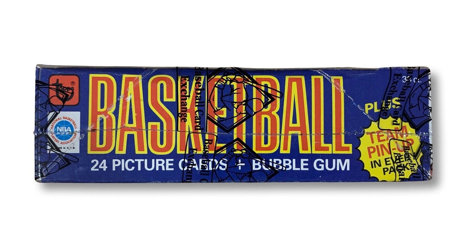1980 - 81 Topps Basketball Wax Box, Sealed Unopened BBCE. Bird Magic Rookie RC