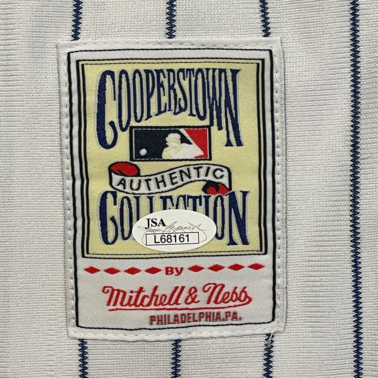 Don Mattingly Signed Inscribed Mitchell&Ness NY Yankees Jersey. JSA
