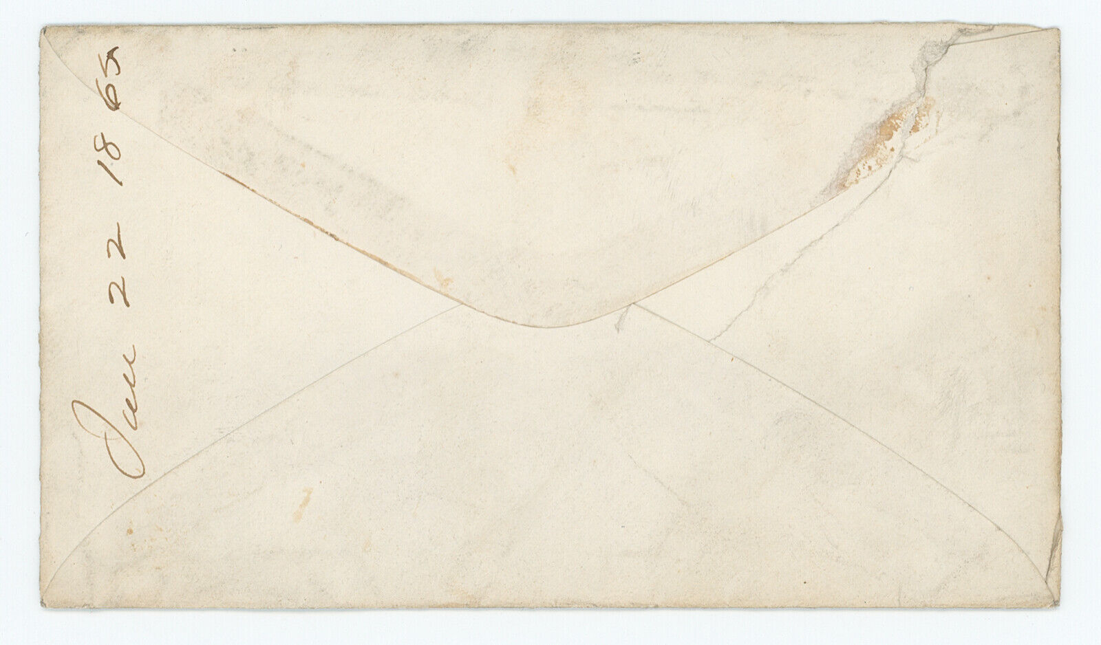 1865 President James Garfield Free Frank Signed and Handwritten Envelope. JSA