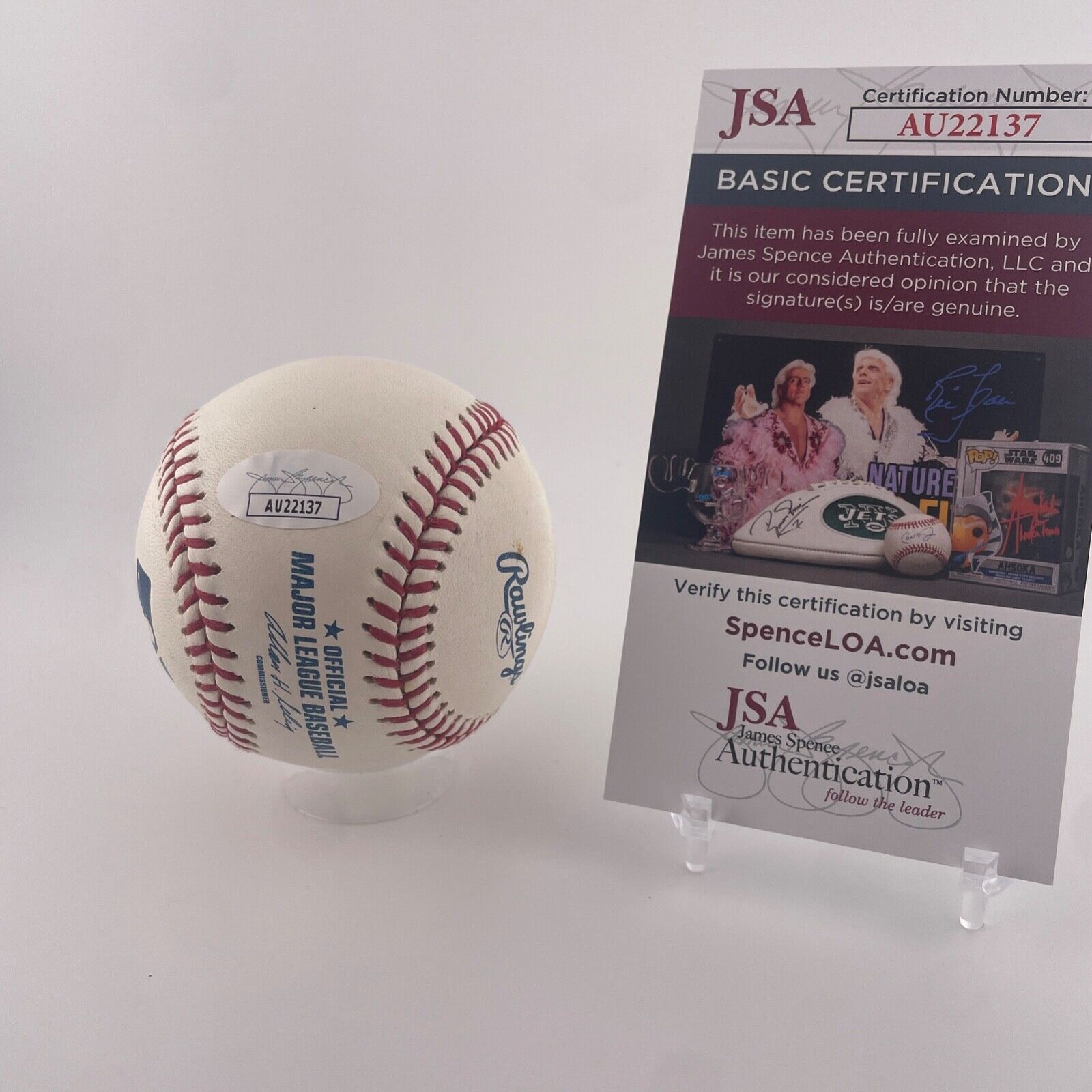 Hideki Matsui Signed Baseball. New York Yankees. JSA