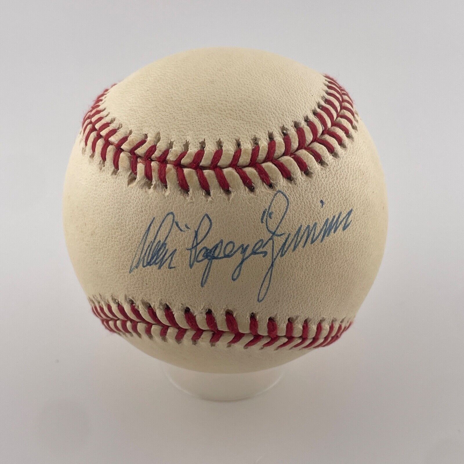 Don "Poppy" Zimmer Single Signed Baseball. MLB Certified + Steiner Hologram.