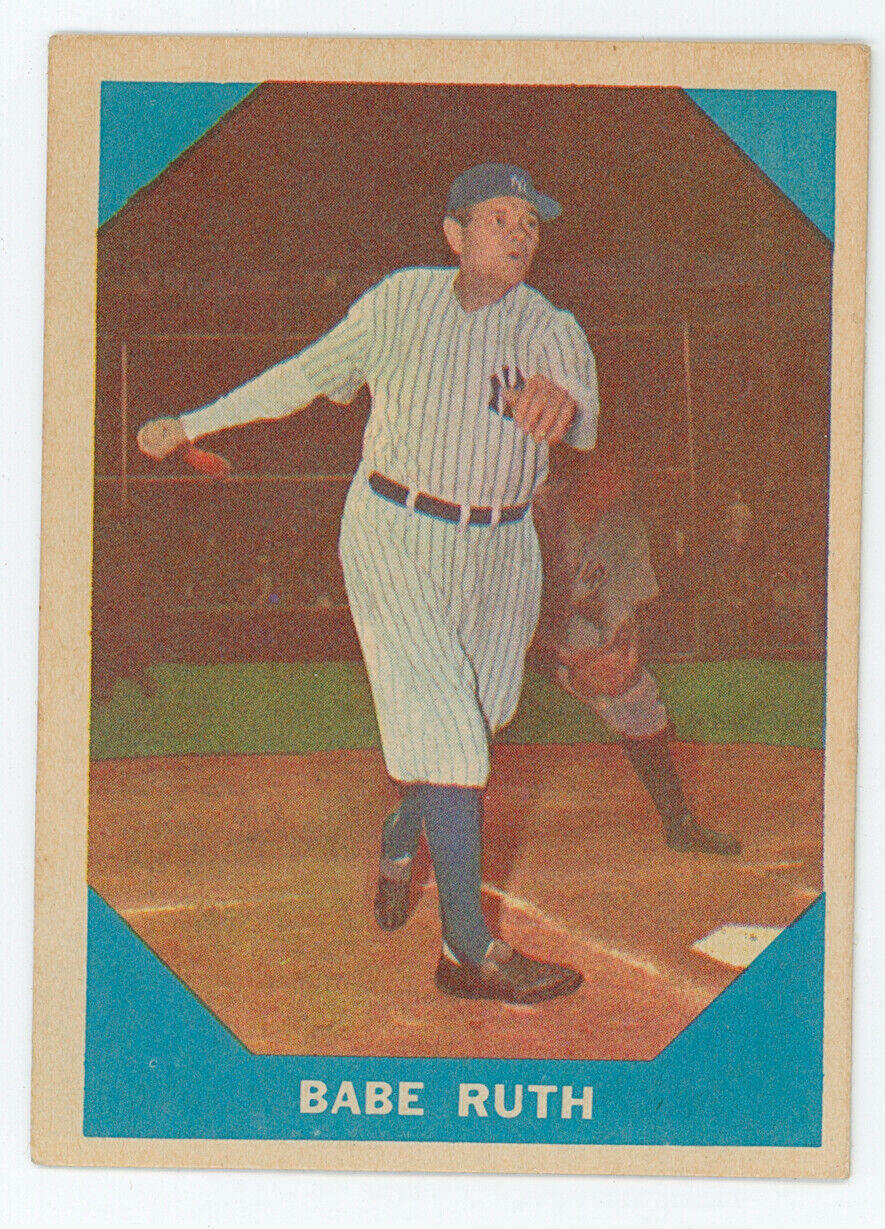 1960 Fleer Babe Ruth. New York Yankees.