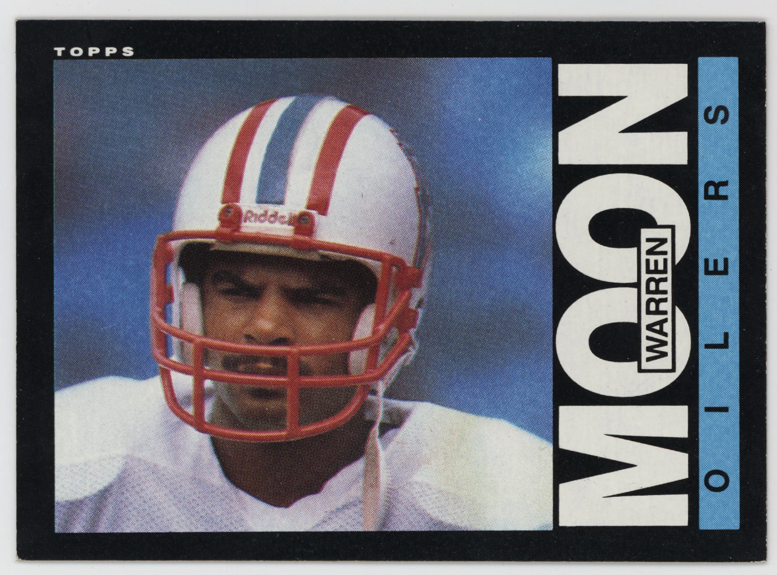 Warren Moon 1985 Topps.