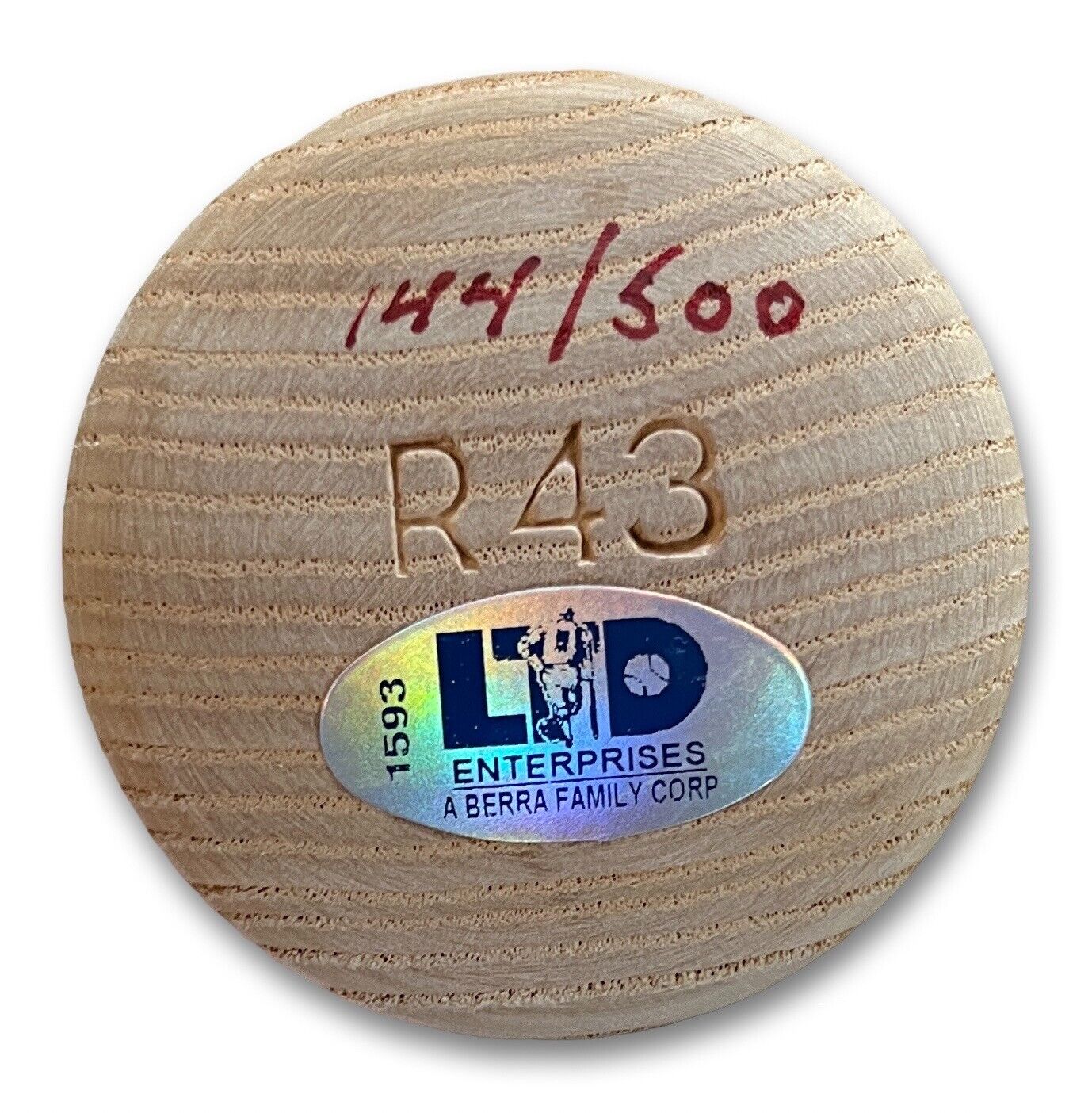 Yogi Berra Signed Bat Inscribed It Ain&