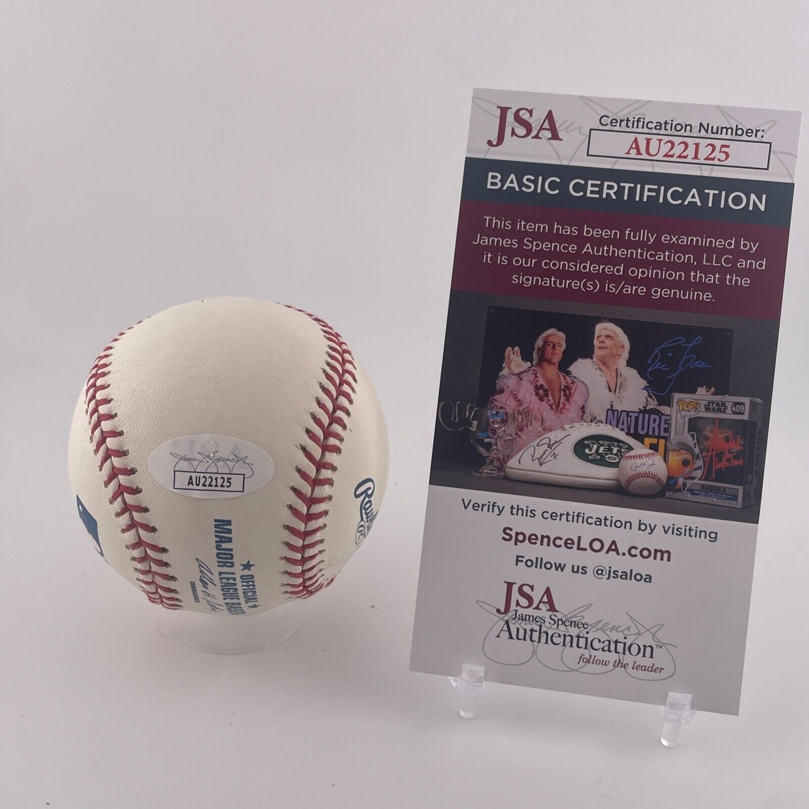 Yogi Berra Signed Baseball. New York Yankees HOF. JSA