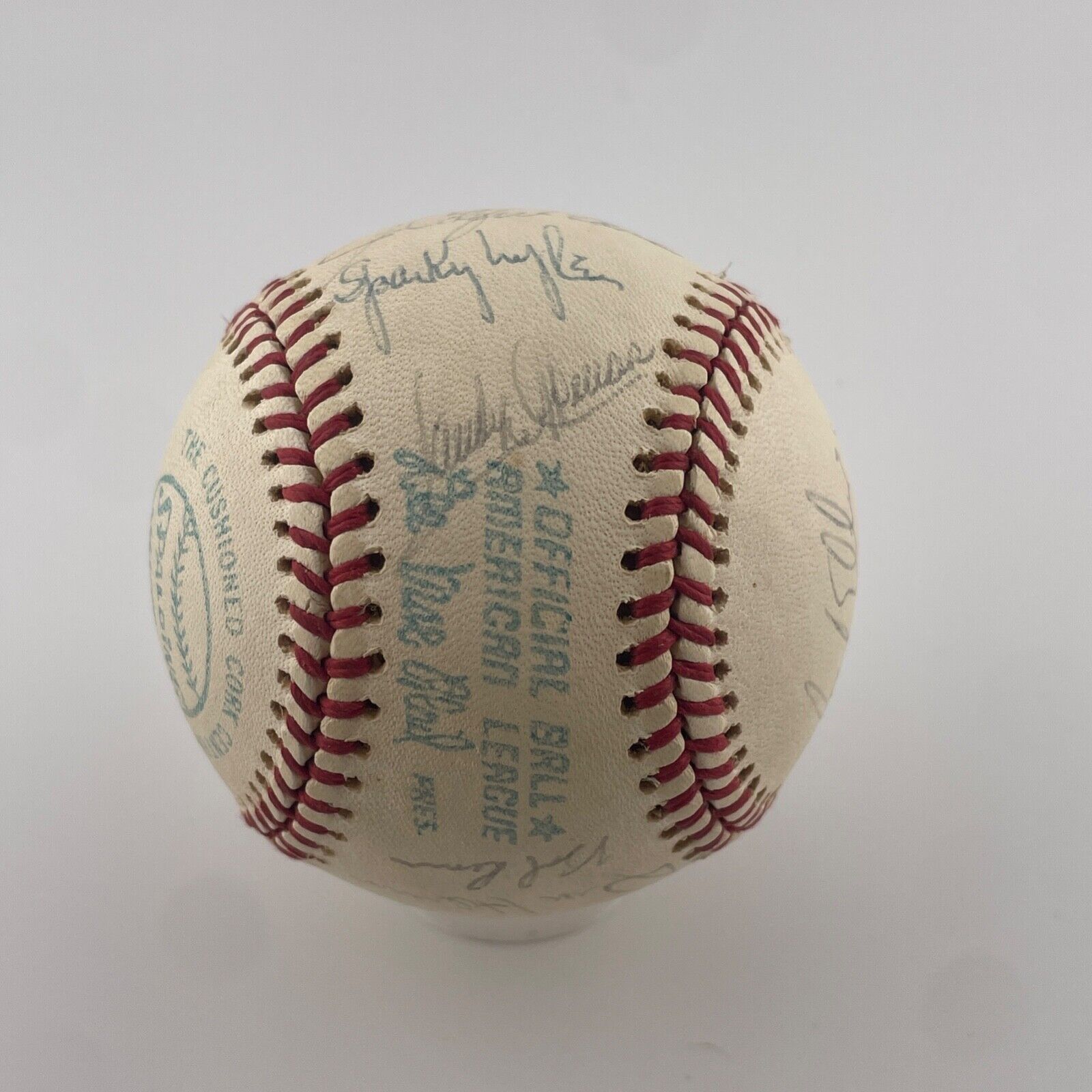 1976 NY Yankees Team Signed Baseball. A.L. Champs! Full JSA LOA.