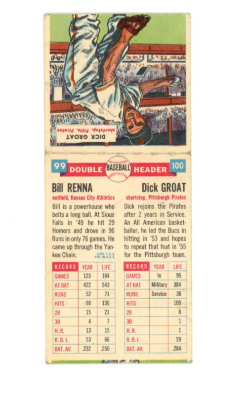 1955 Topps Double Headers