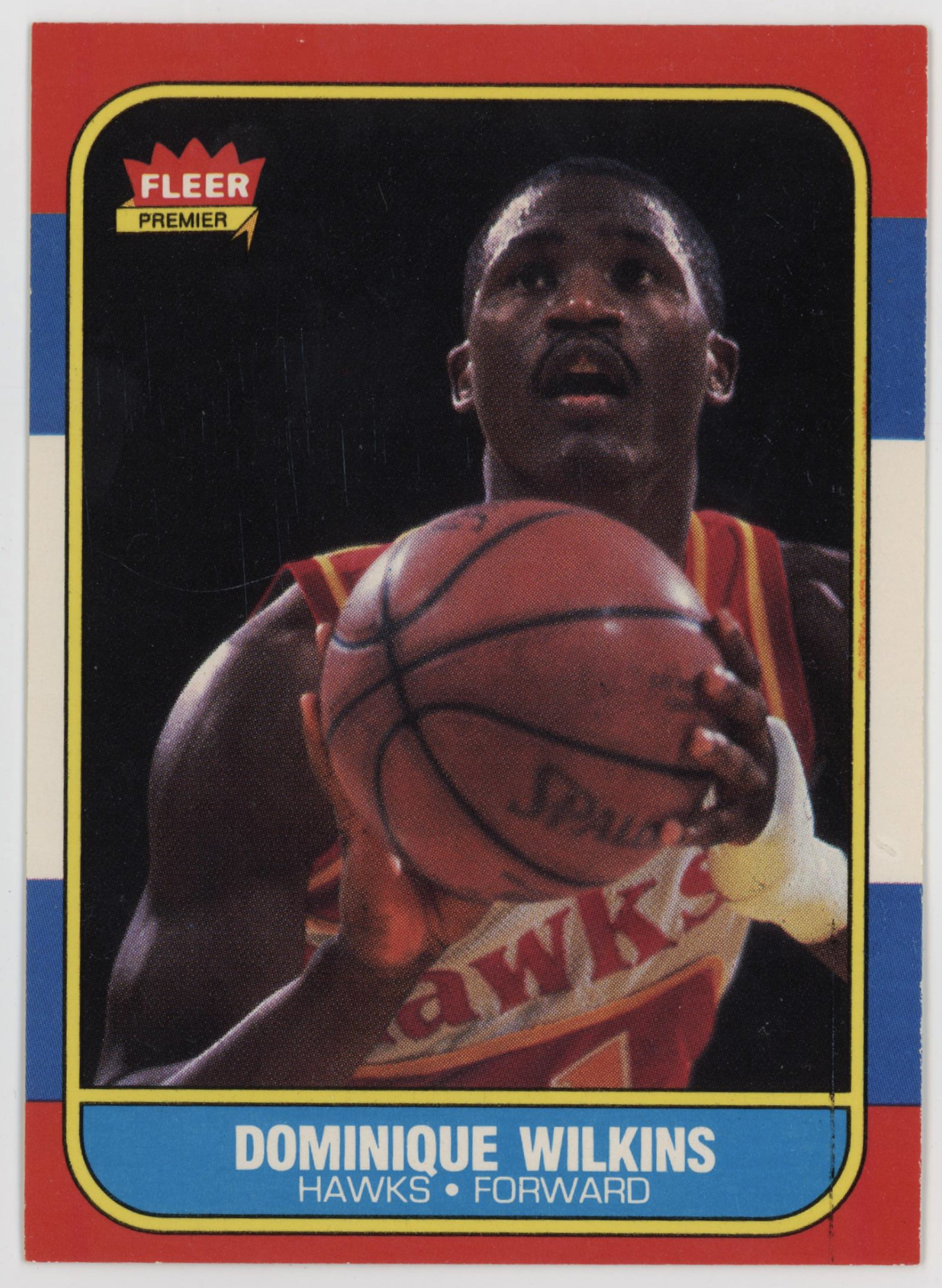 Dominique Wilkins 1986 Fleer.
