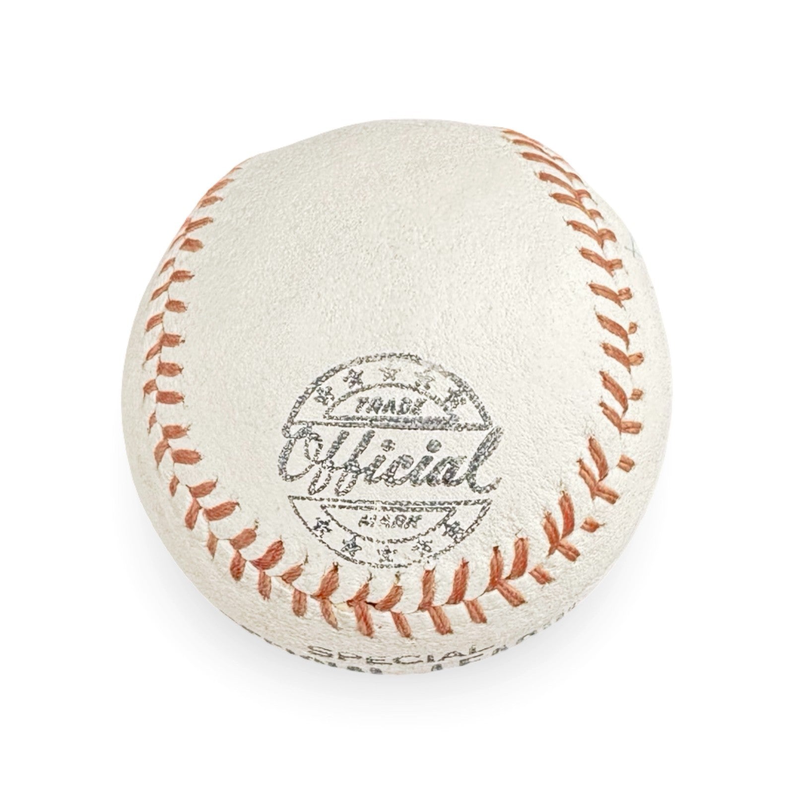 Satchel Paige Single Signed Baseball, High Grade. PSA.4