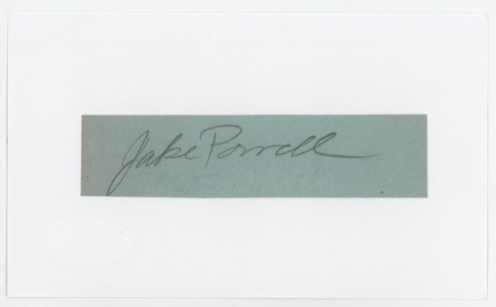 Jake Powell Signed Autograph. JSA. New York Yankees0