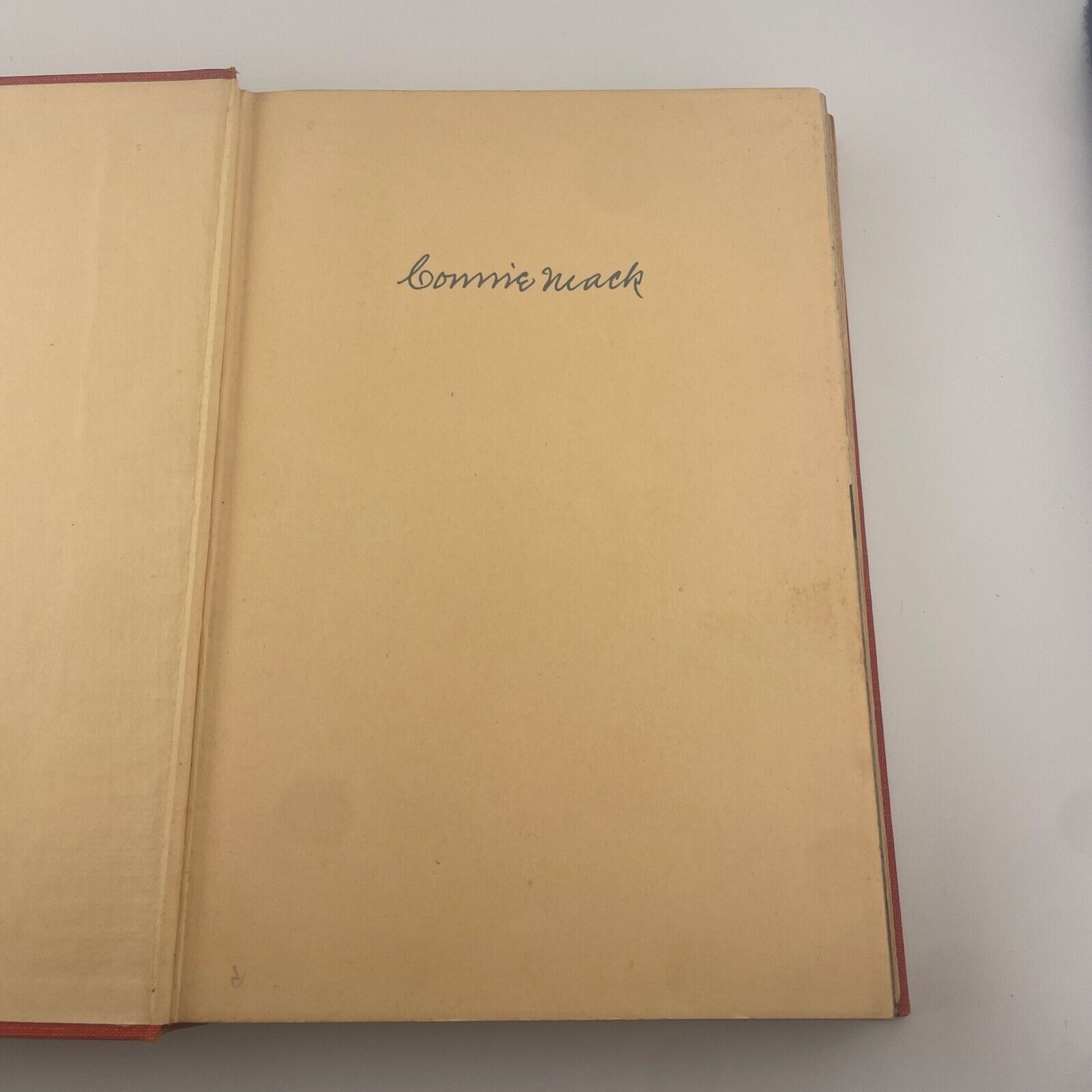 1950 Connie Mack Baseball Book, First 1st Edition Hard Cover.