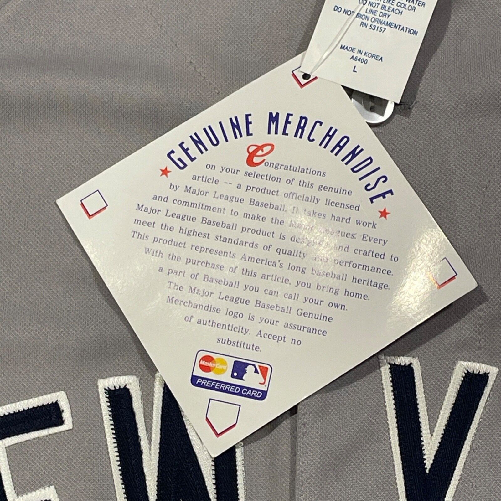 Whitey Ford Signed Career Stats MLB Jersey. New York Yankees. TriStar