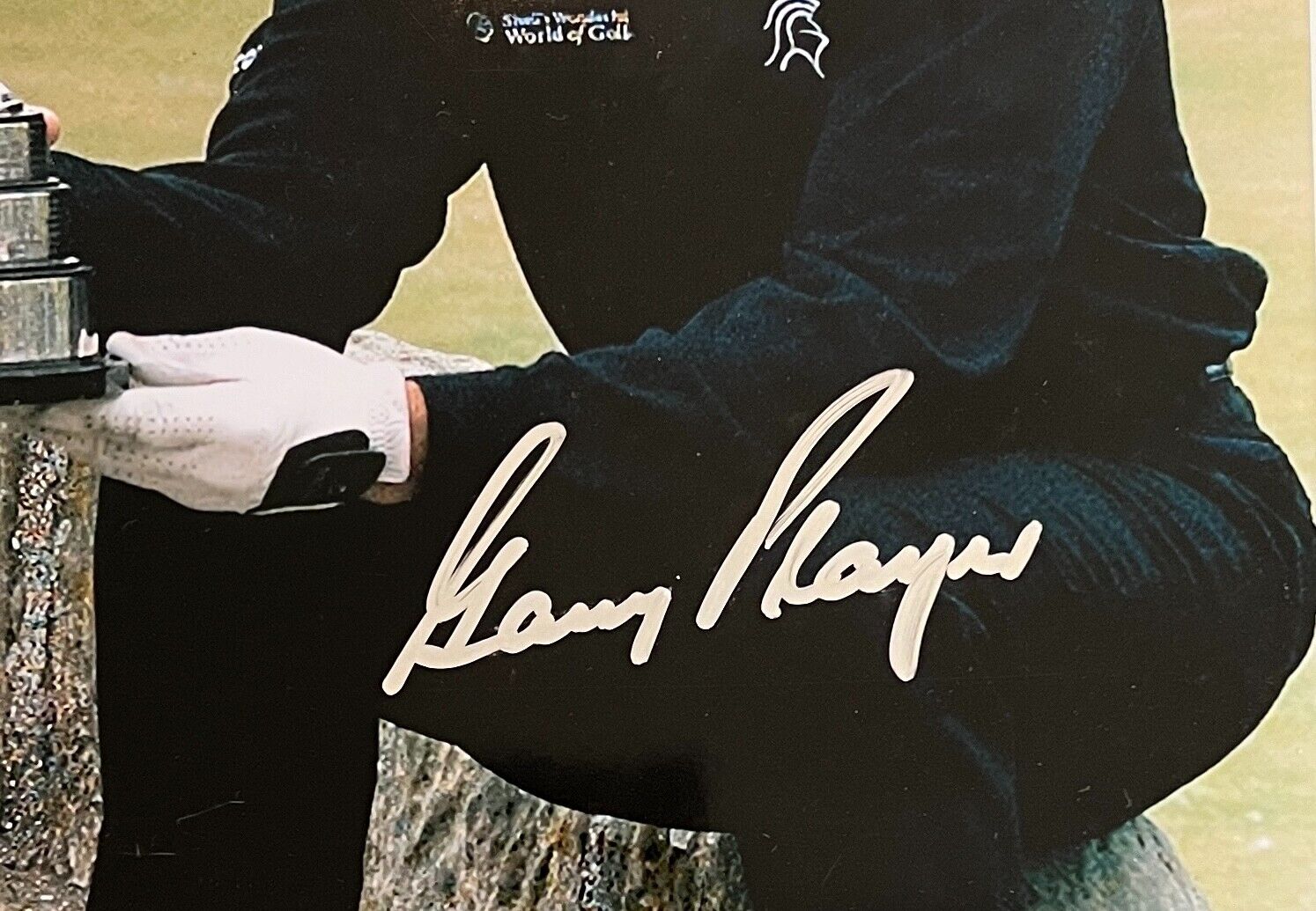 Jack Nicklaus & Gary Player Signed & Framed Photo. 2000 British Open. JSA