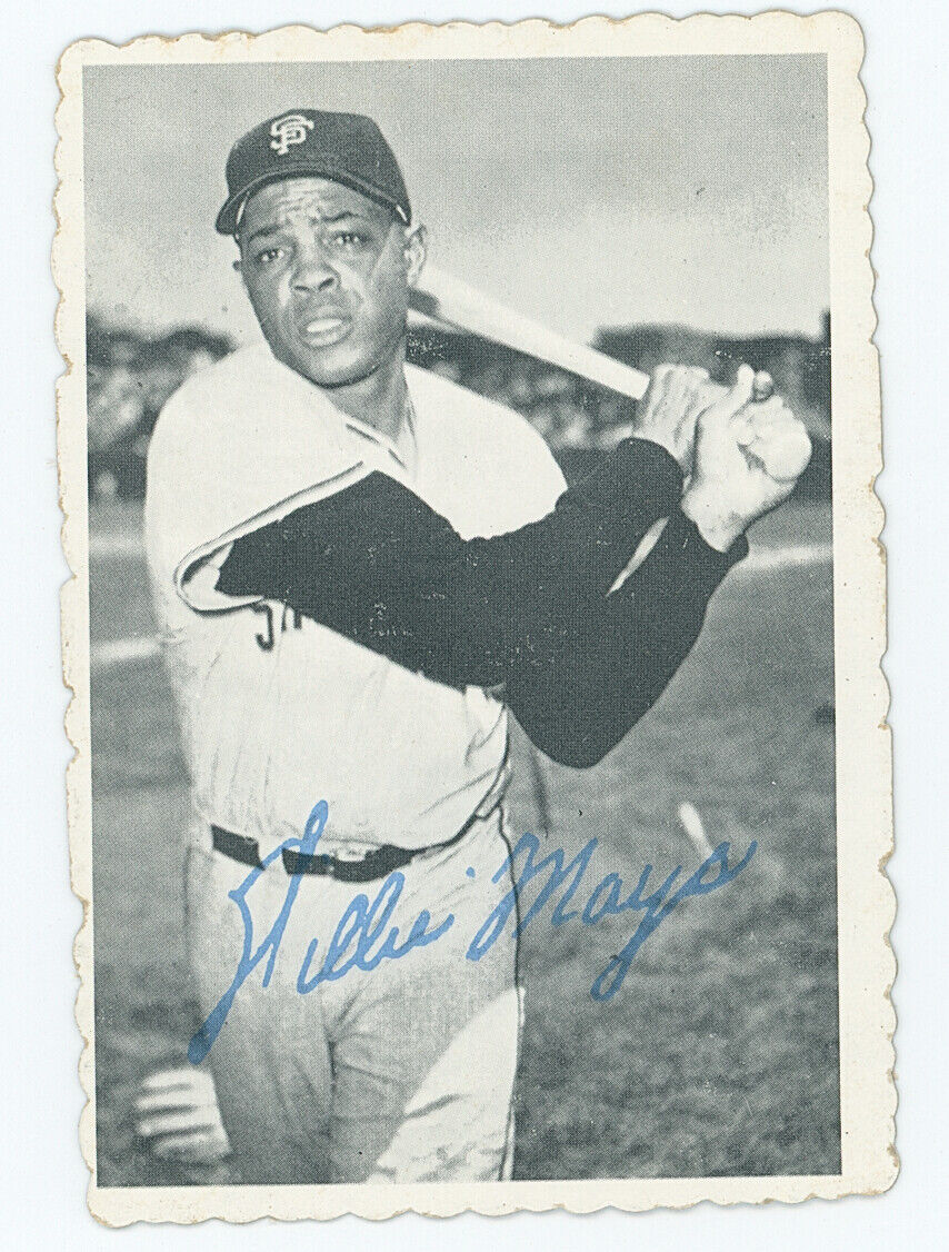 1969 Topps Willie Mays Deckle Edge. San Francisco Giants.