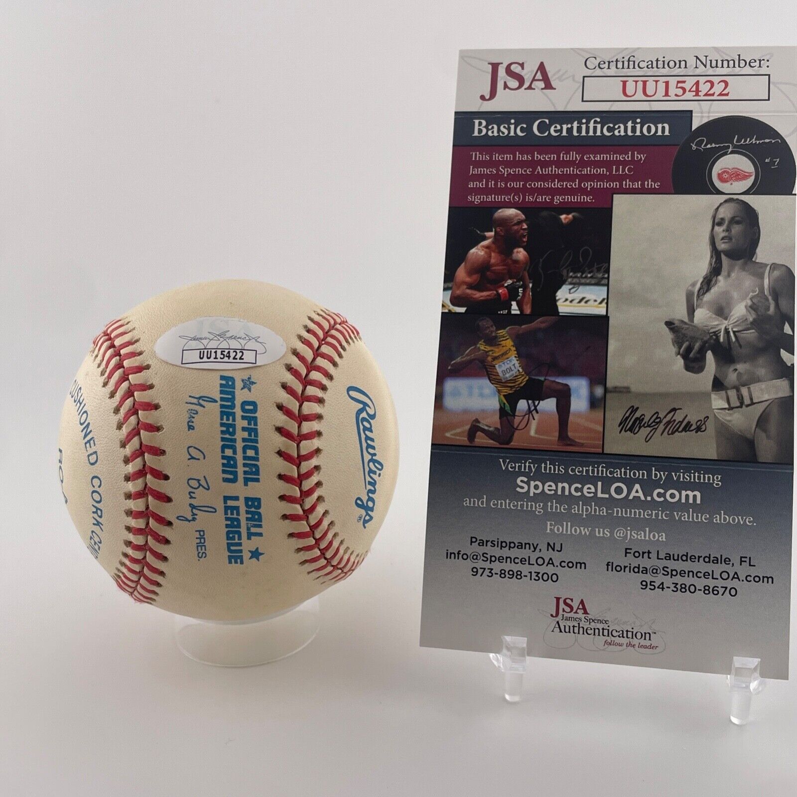 Carl Banks NY Giants Linebacker Signed Baseball. JSA