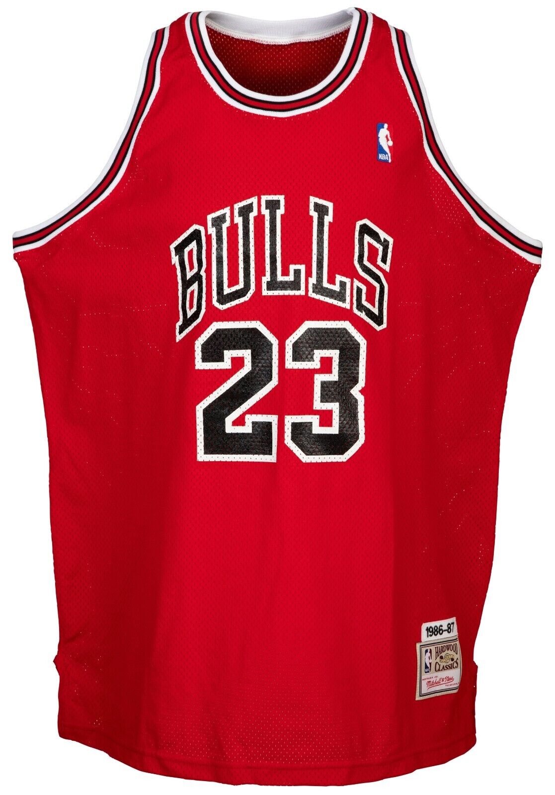 Michael Jordan Signed Autograph 1986 Chicago Bulls Jersey. Auto Upper Deck UDA