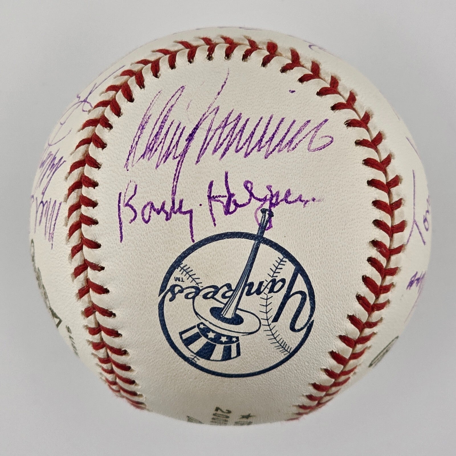2000 World Series Signed Baseball. Barry Halper Coll, Torre, Berra. 11 Sigs. JSA3