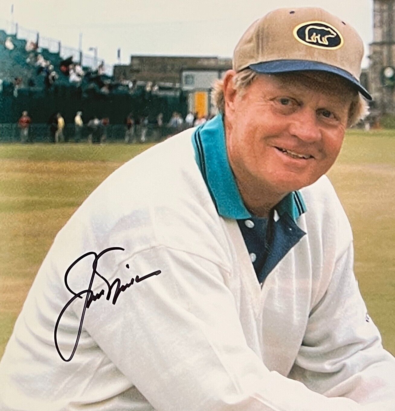 Jack Nicklaus & Gary Player Signed & Framed Photo. 2000 British Open. JSA