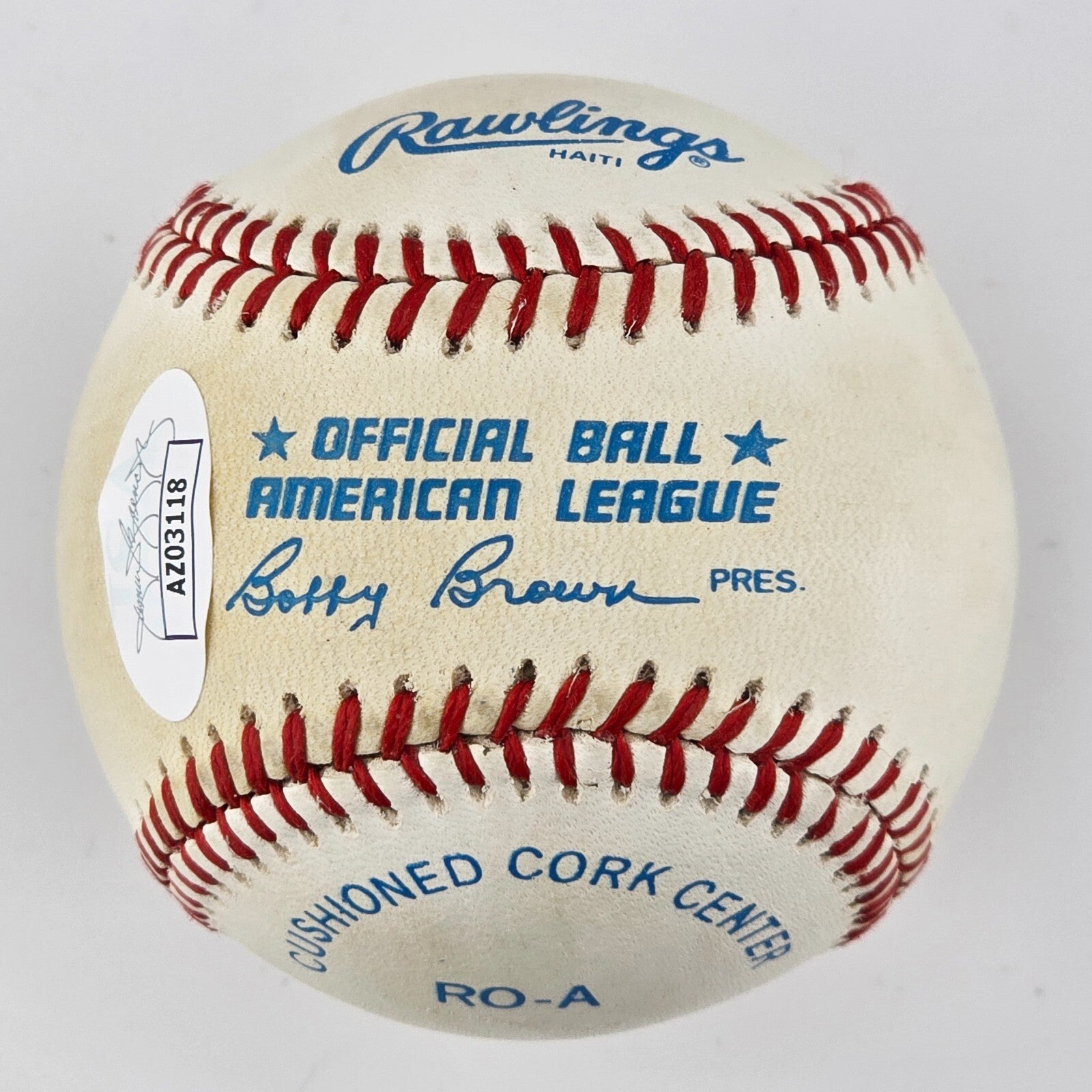 Peter Ueberroth Signed Baseball. Former MLB Commissioner. JSA1