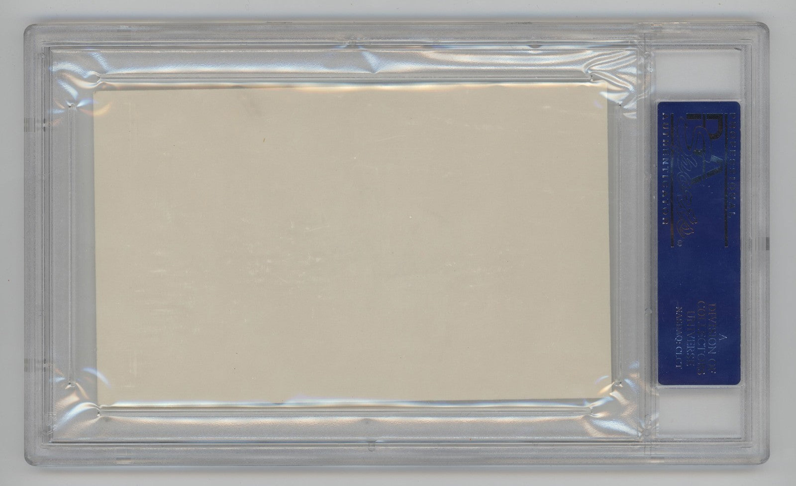 Joe Cronin Signed Index Card. PSA. Boston Red Sox Hall of Famer1