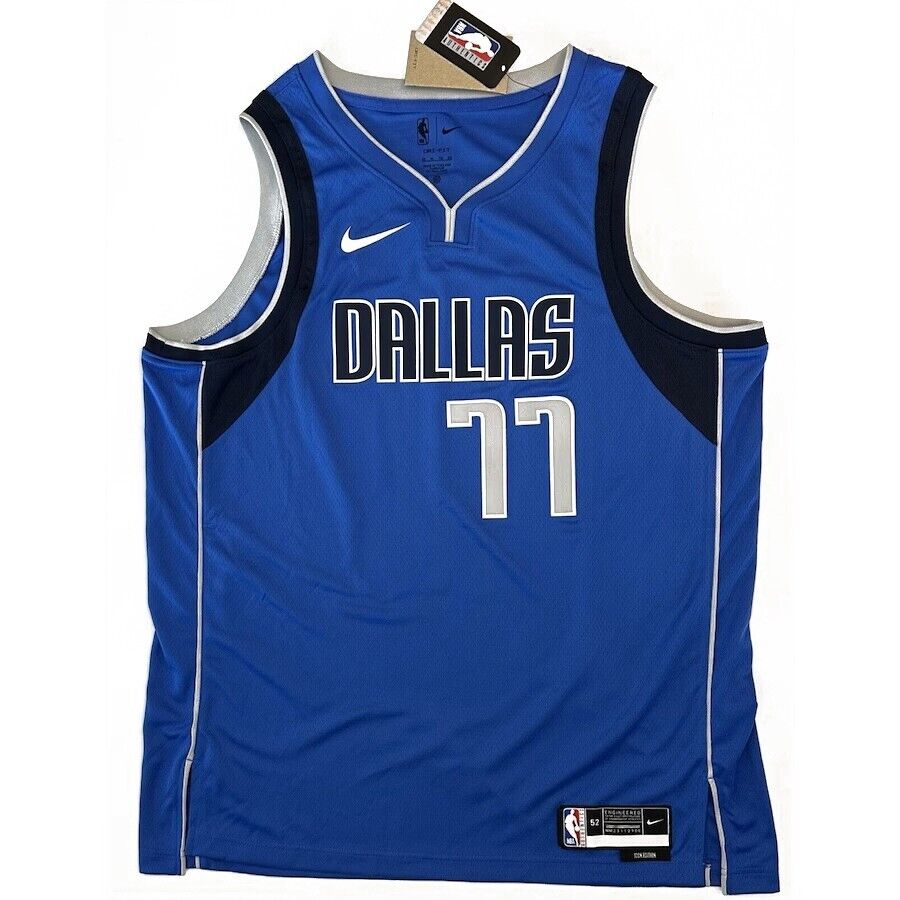 Luka Doncic Signed Dallas Mavericks Nike Jersey. Auto JSA & Panini