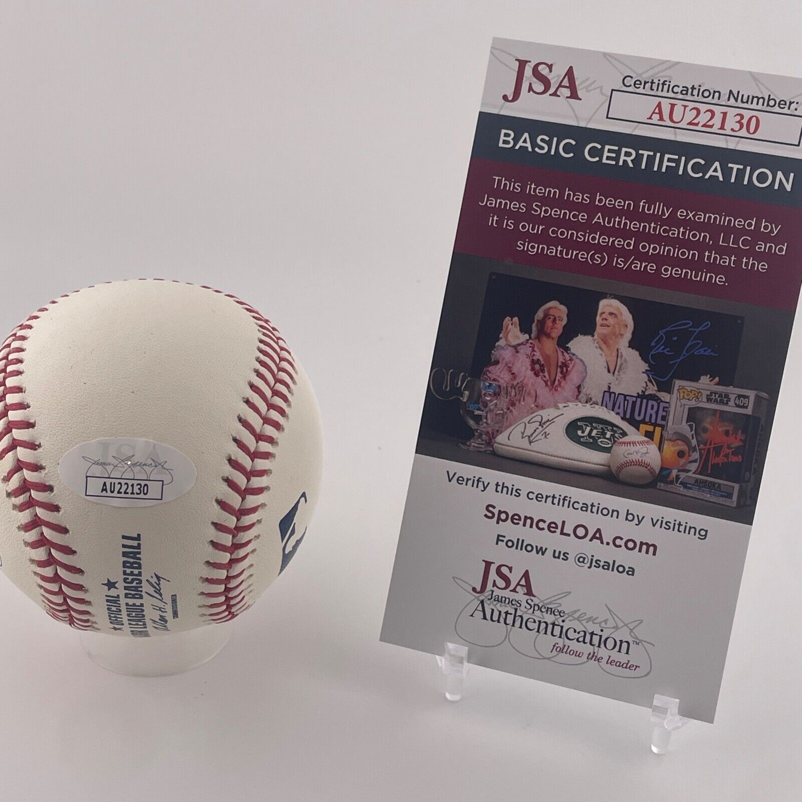 Joba Chamberlain Signed Baseball. New York Yankees. JSA