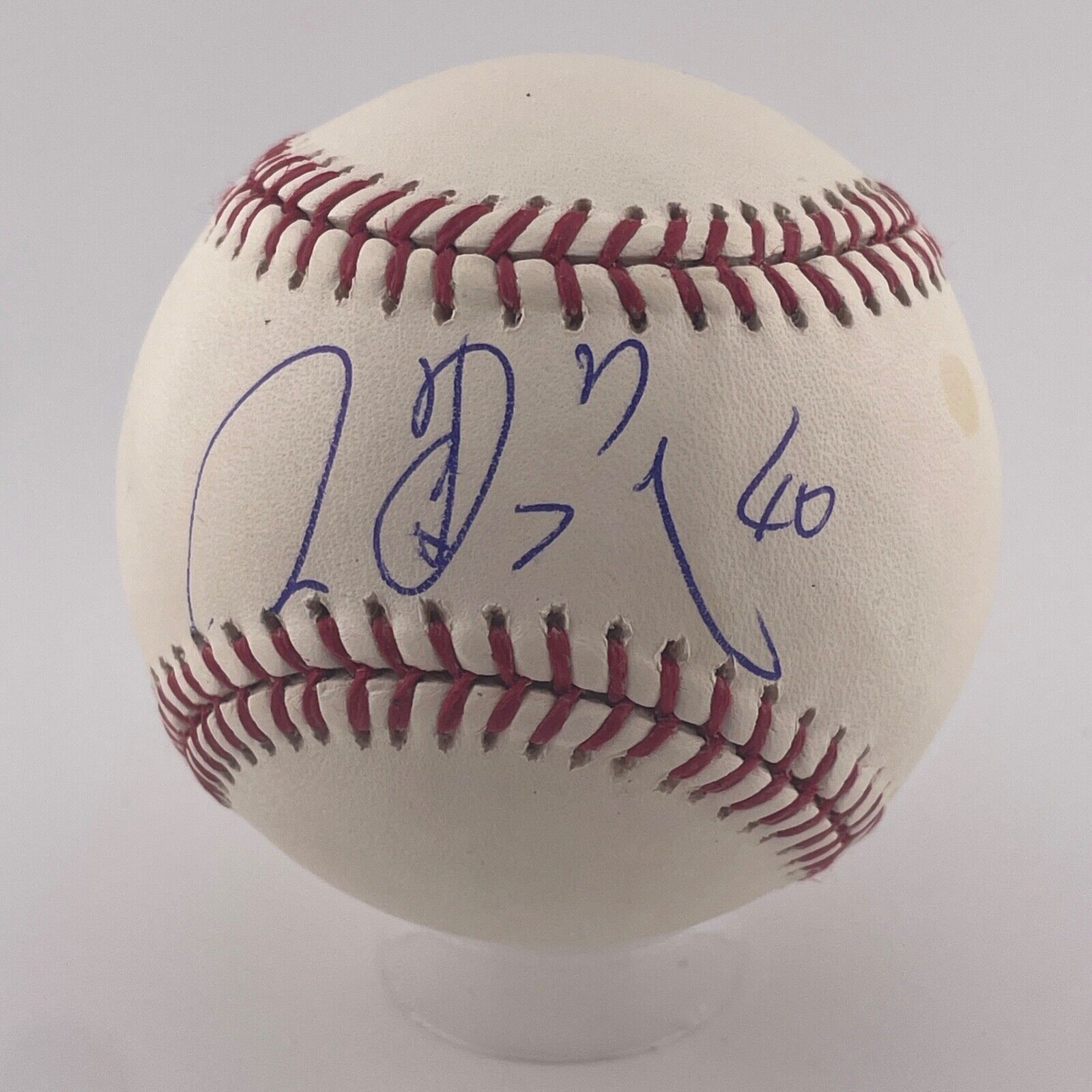 Chien-Ming Wong Signed Baseball. New York Yankees. JSA