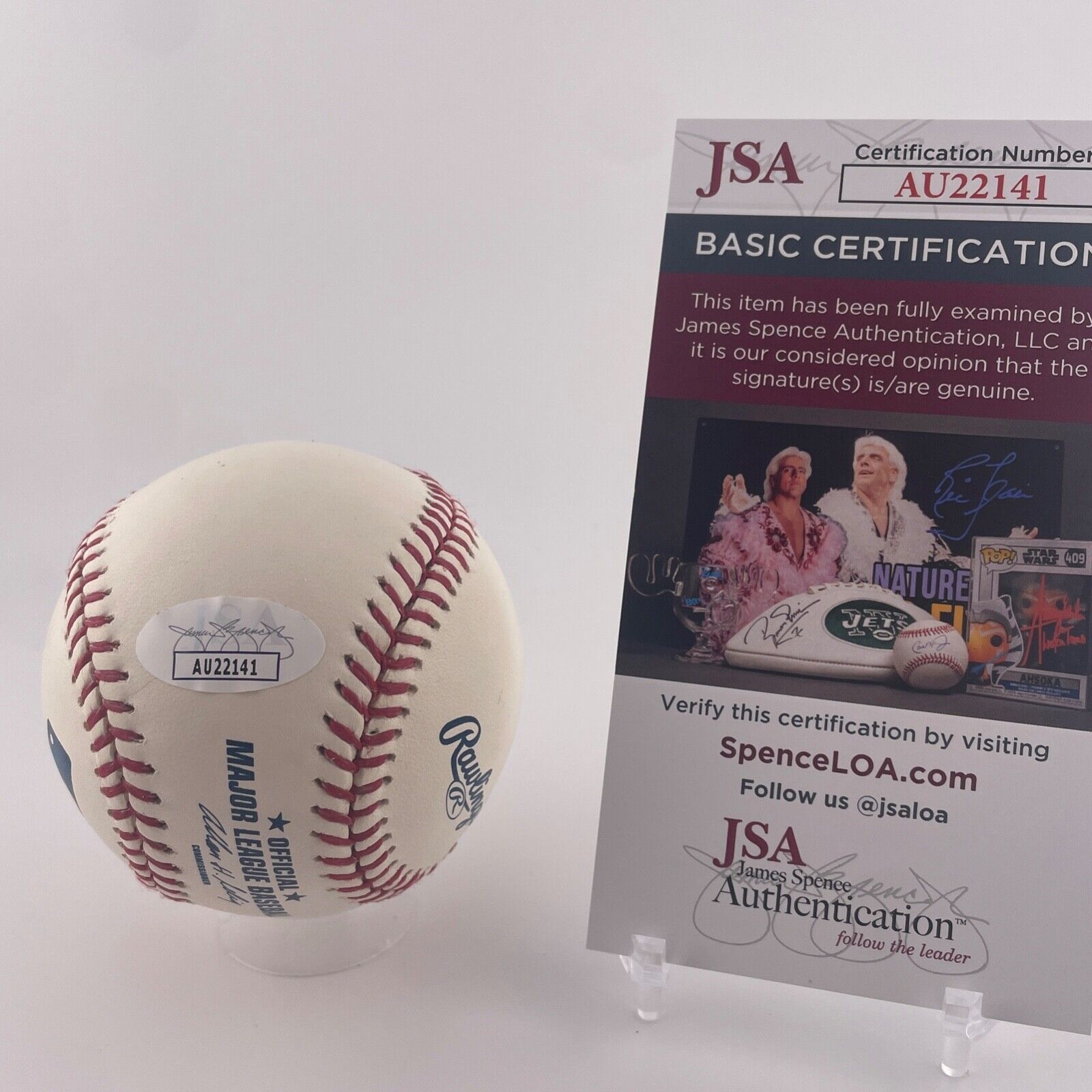 Chien-Ming Wong Signed Baseball. New York Yankees. JSA