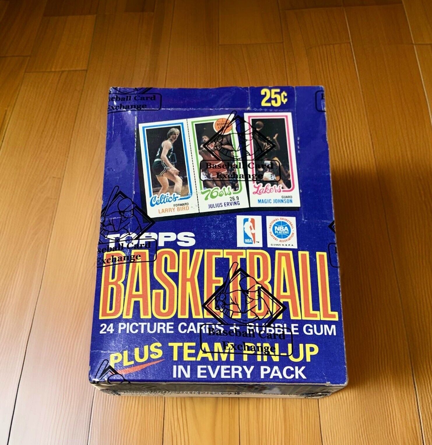 1980 - 81 Topps Basketball Wax Box, Sealed Unopened BBCE. Bird Magic Rookie RC