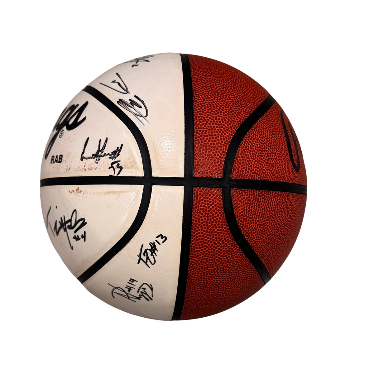 LeBron James Signed 2003 Team Signed High School Basketball. Auto Beckett BAS4