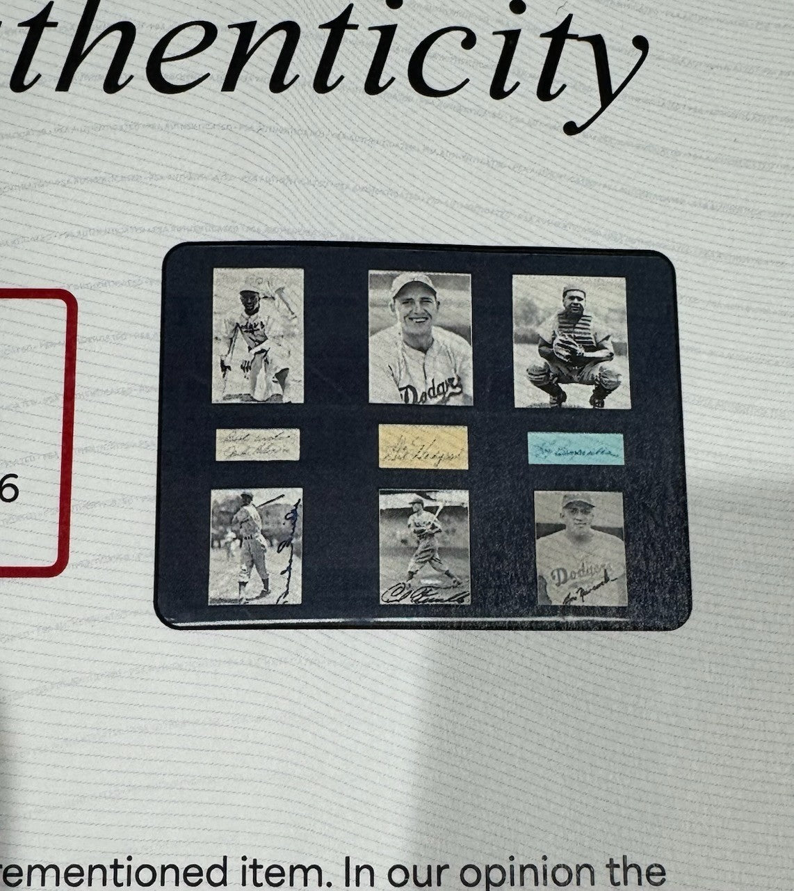 Jackie Robinson Signed & "Best Wishes" Inscribed Autograph Display.3