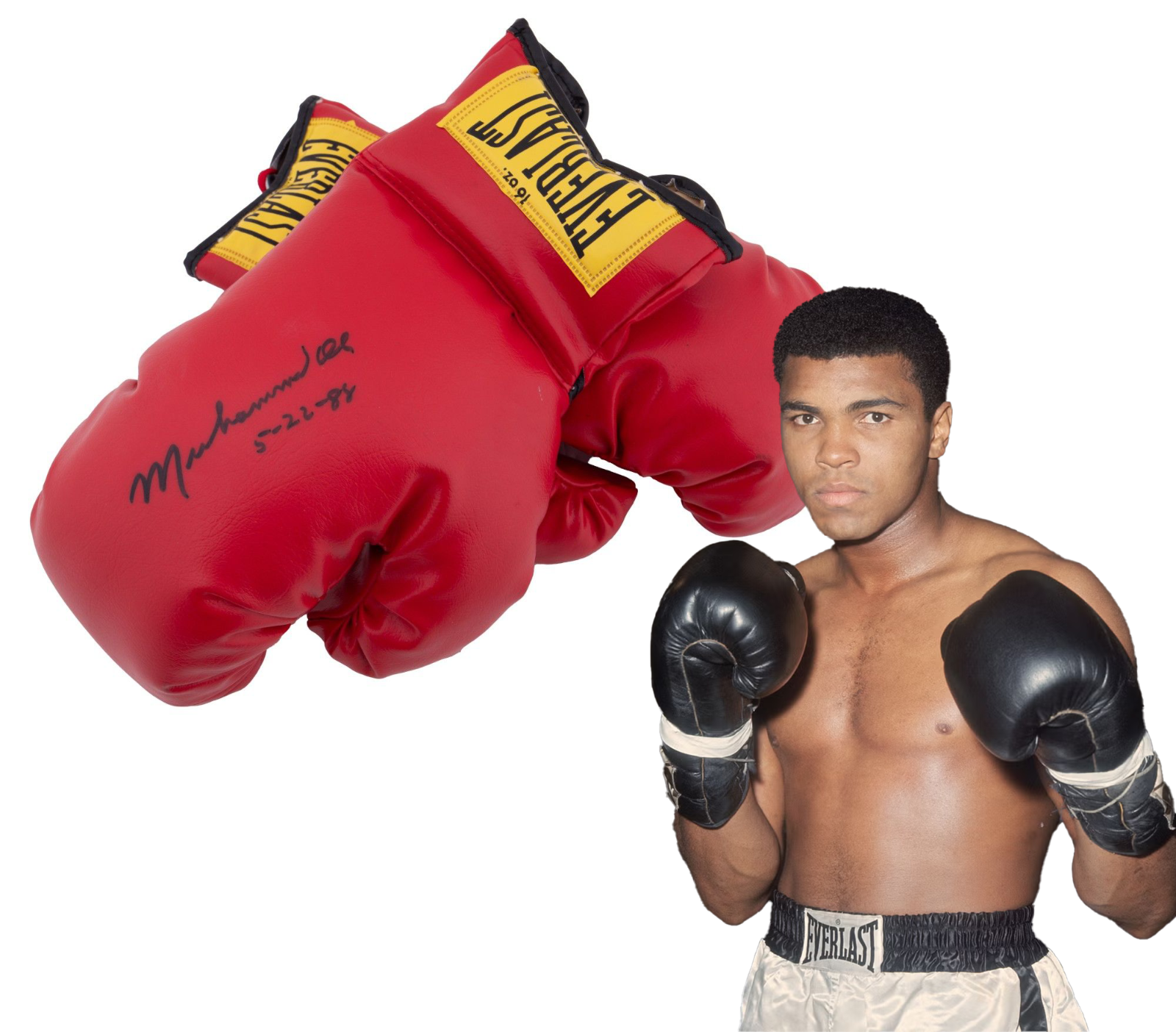 Muhammad Ali Signed & Inscribed Everlast Boxing Glove. JSA0