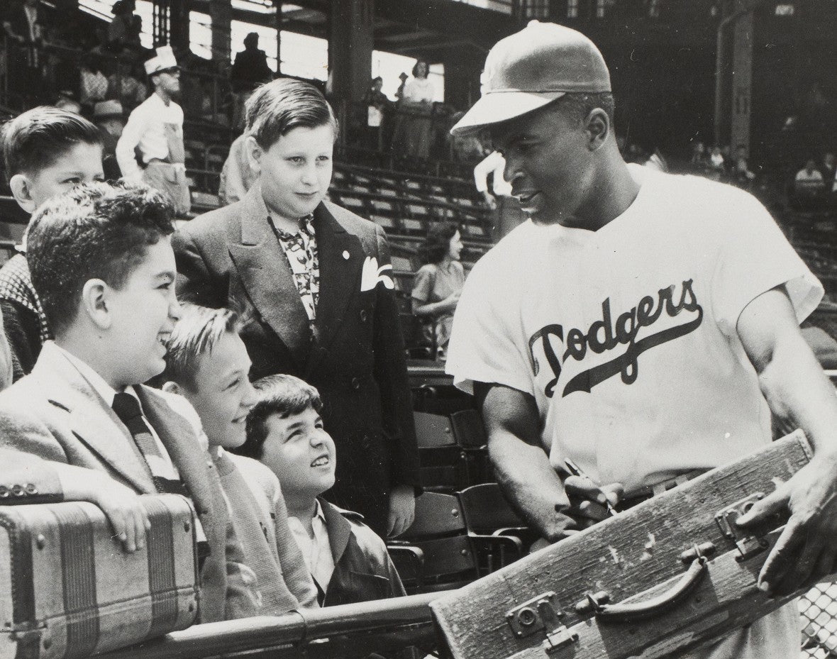 Jackie Robinson Original Photograph, 1949 MVP. PSA Type 1 Photo2