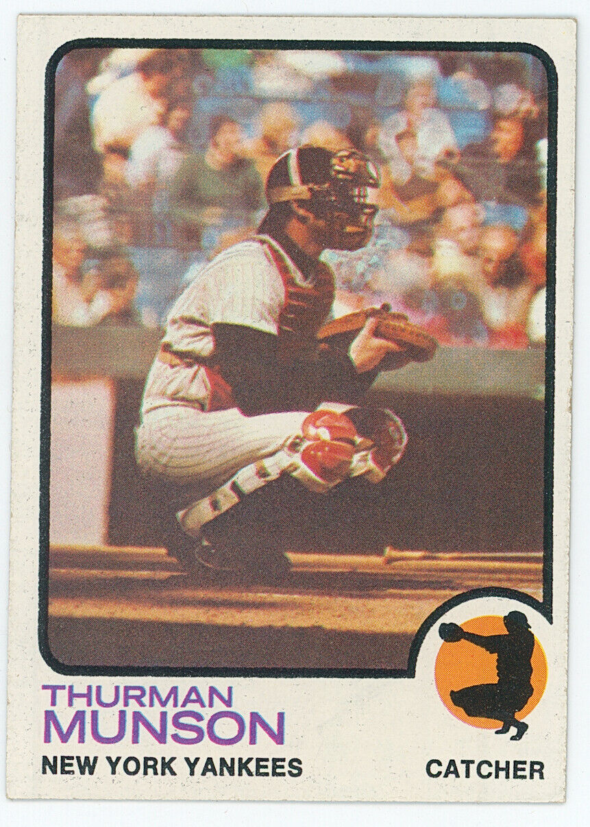1973 Topps Thurman Munson. NY Yankees.