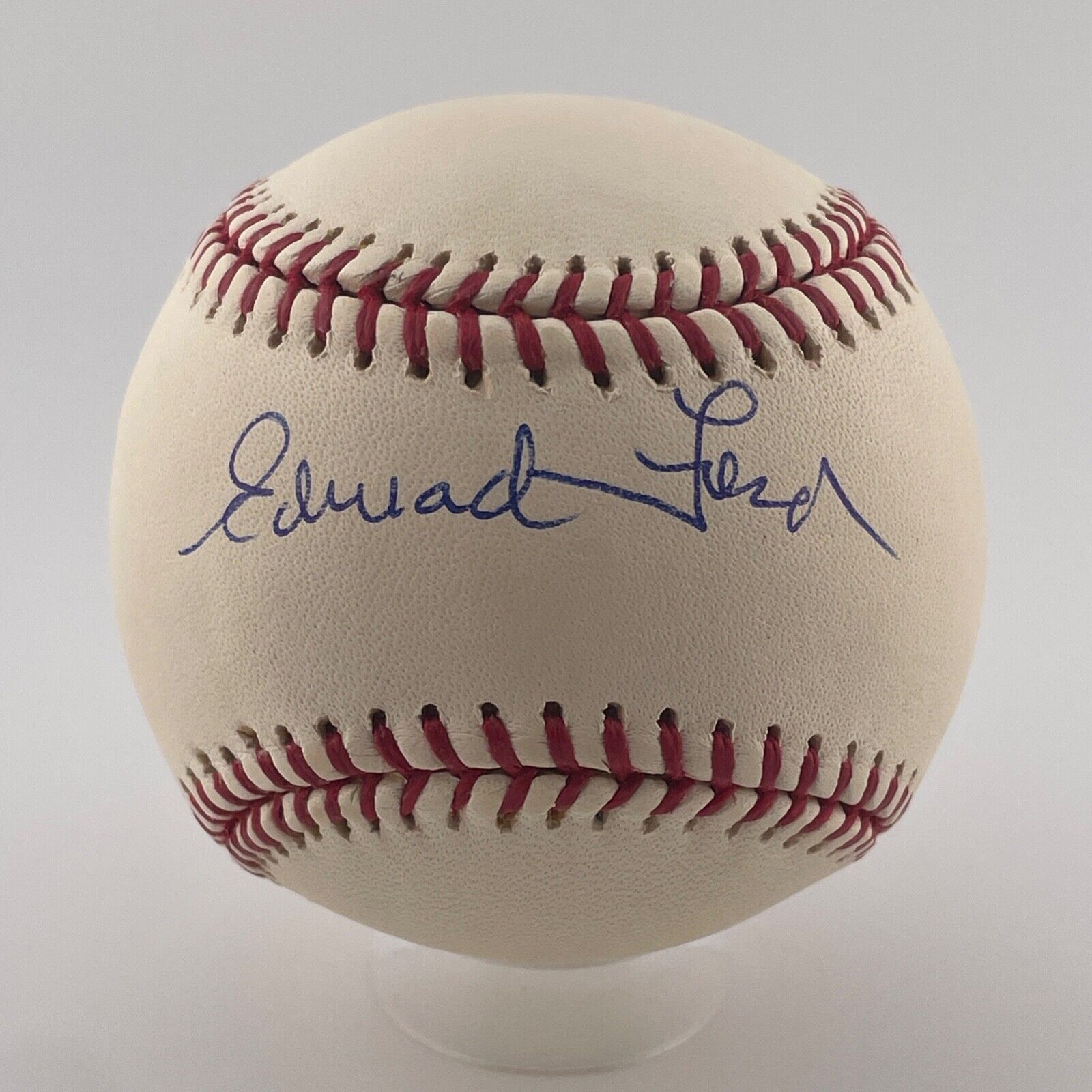 Whitey Ford Edward Ford Signed Baseball. JSA