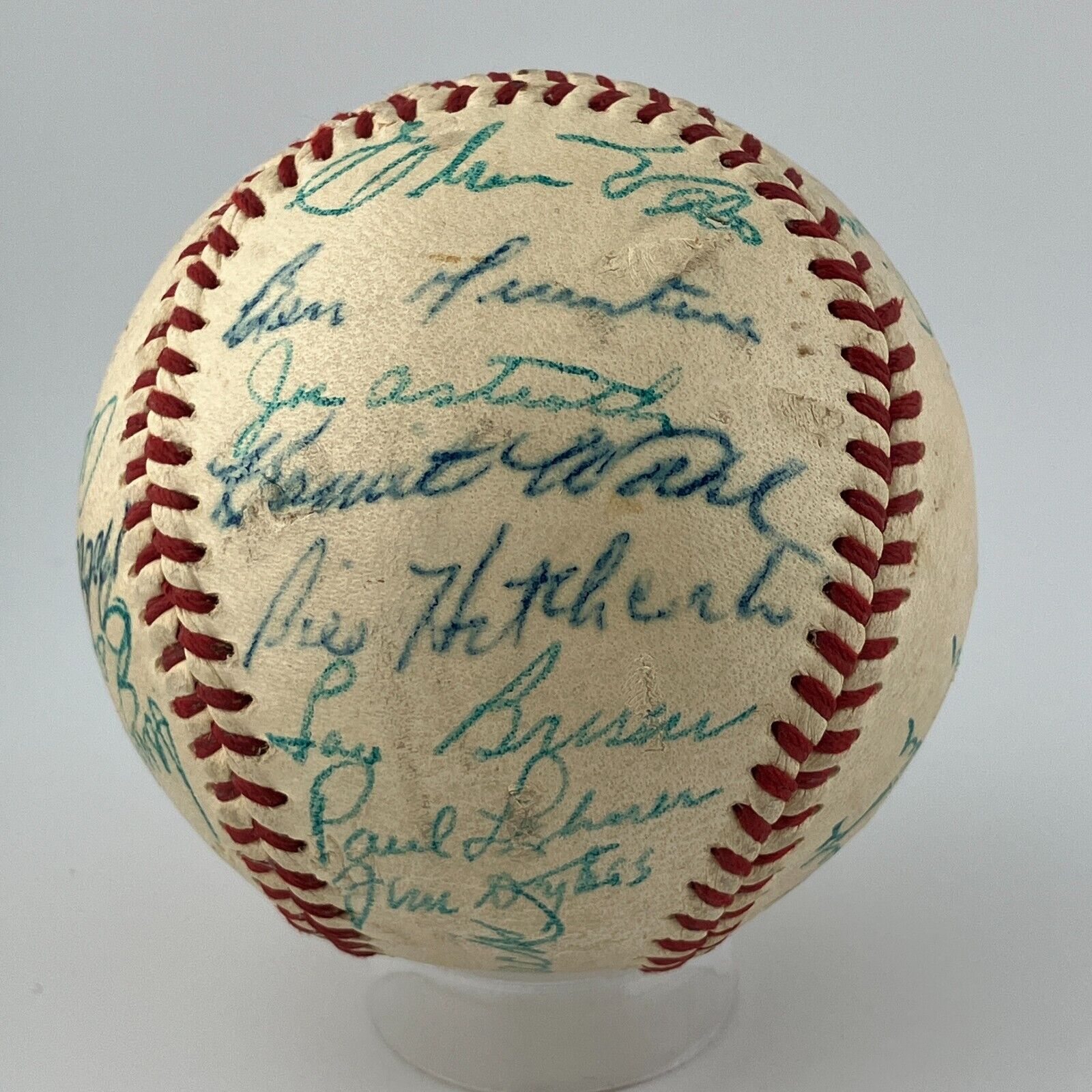 1950 Philadelphia Athletics Team Ball. (Clubhouse Signatures)