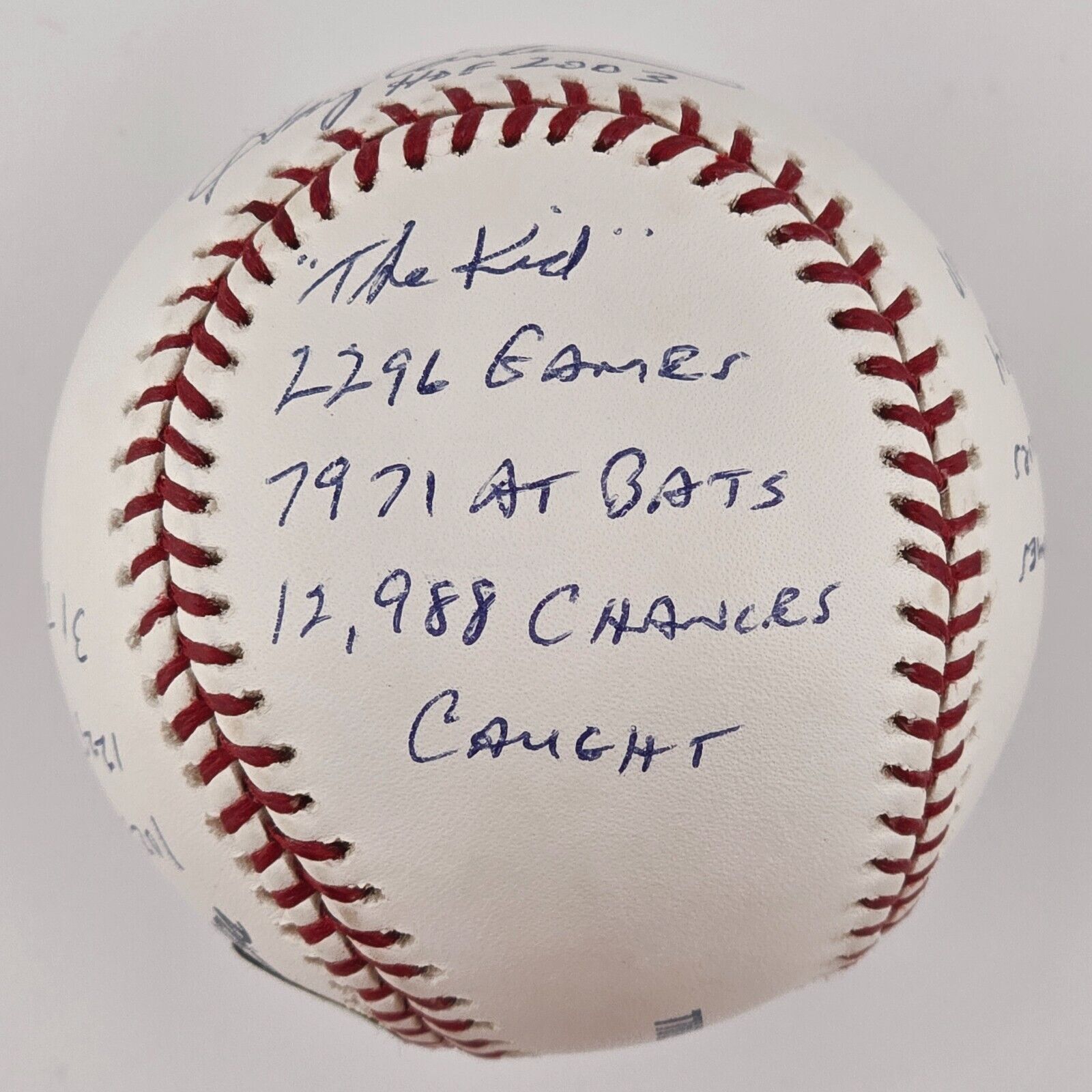 Gary Carter Signed & Stats Inscribed Baseball. Hall Of Famer. Limited Edition