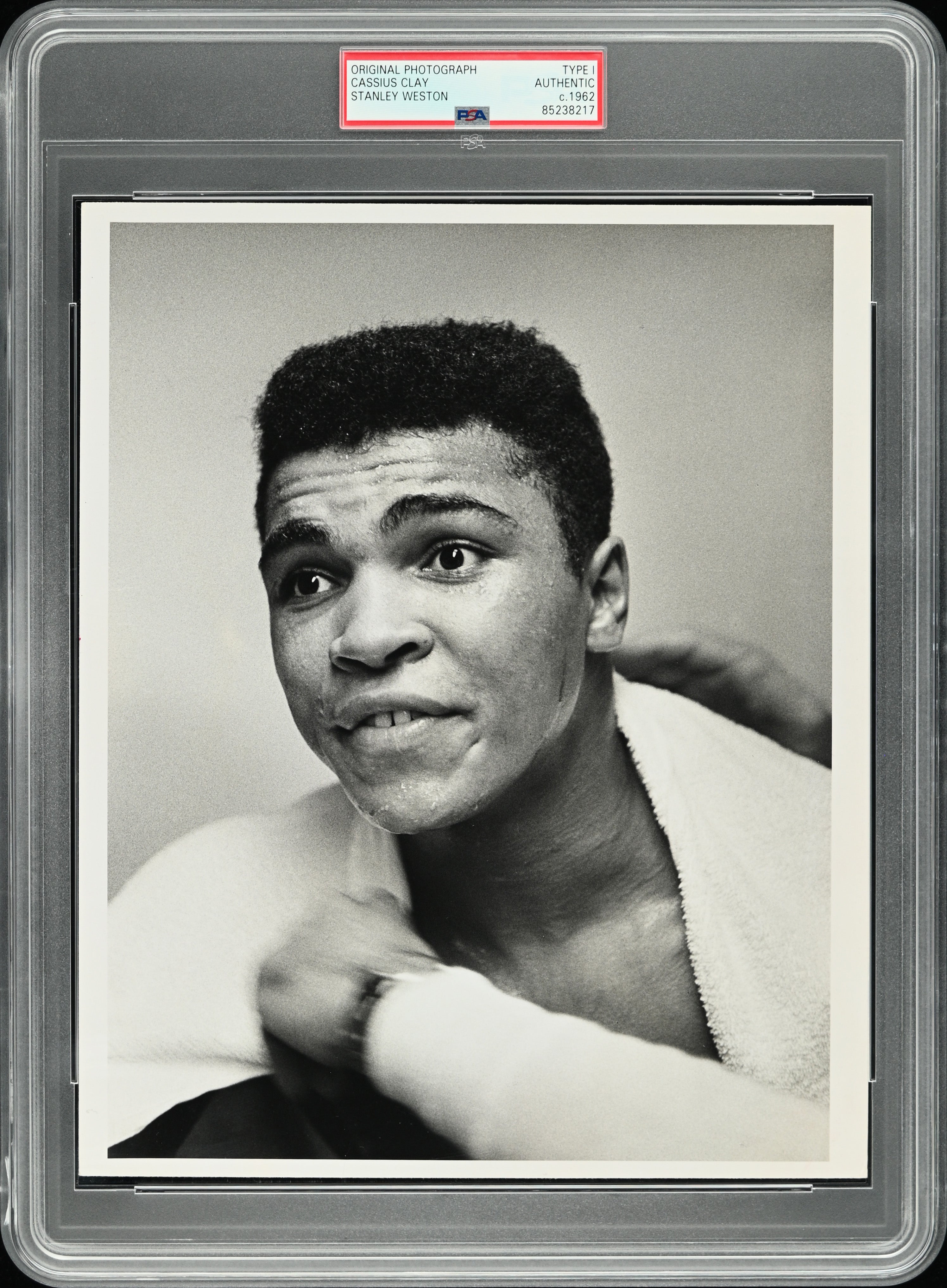 Muhammad Ali Original Photograph, 1962 Cassius Clay Louisville Lip. PSA Type 1