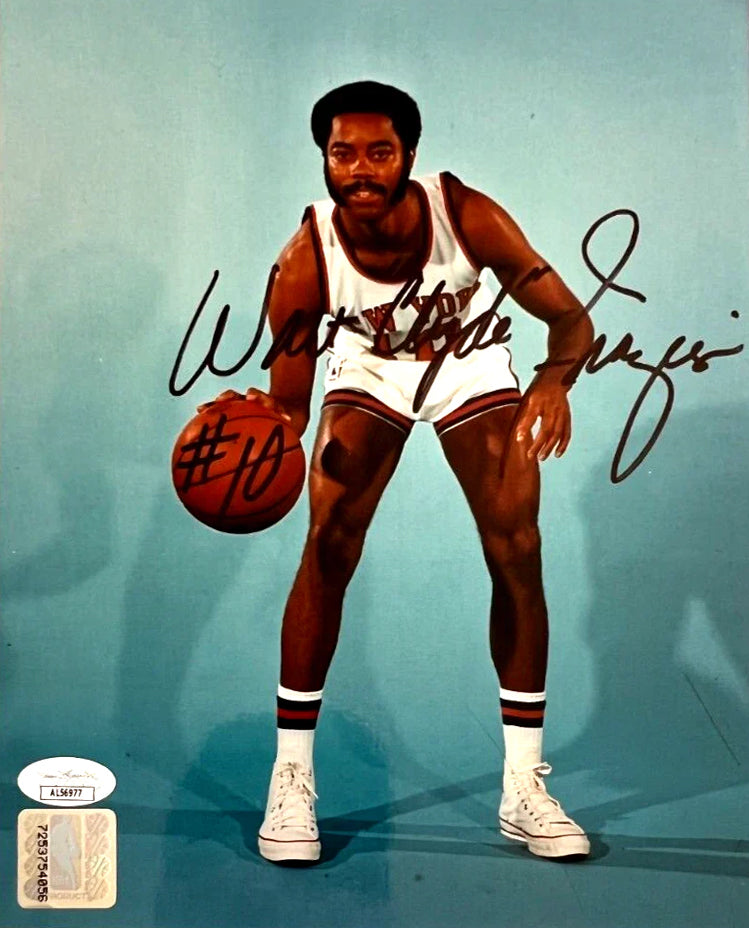 Walt Frazier Signed 8 x 10 Photo New York Knicks Auto Autograph JSA COA