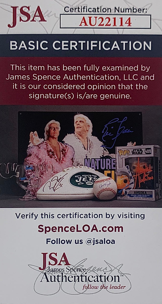 Jack Nicklaus Signed Autograph Display, 1977 Masters Augusta National. JSA