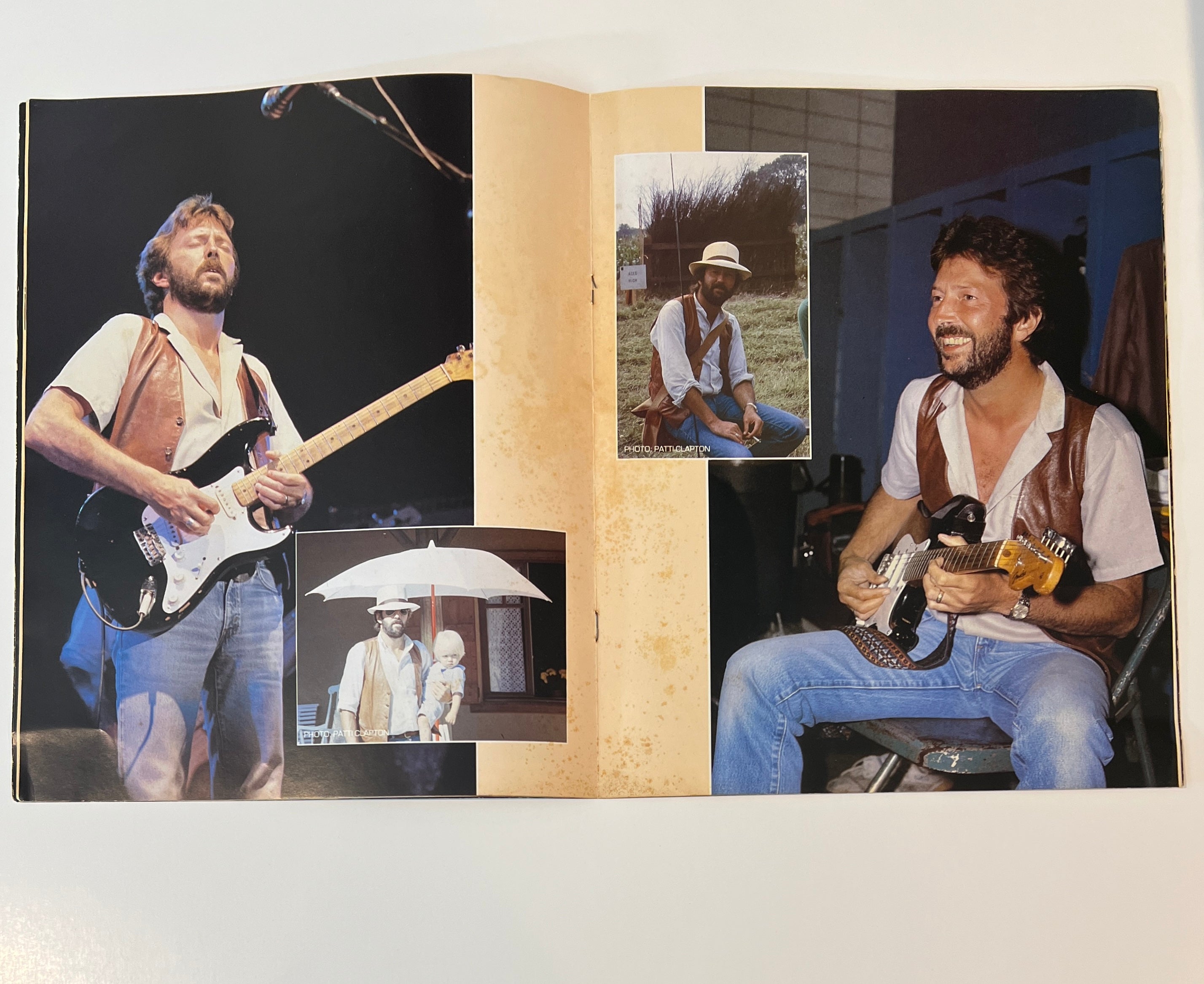 Eric Clapton Signed 1983 Money and Cigarettes Tour Autographed Program. Auto LOA