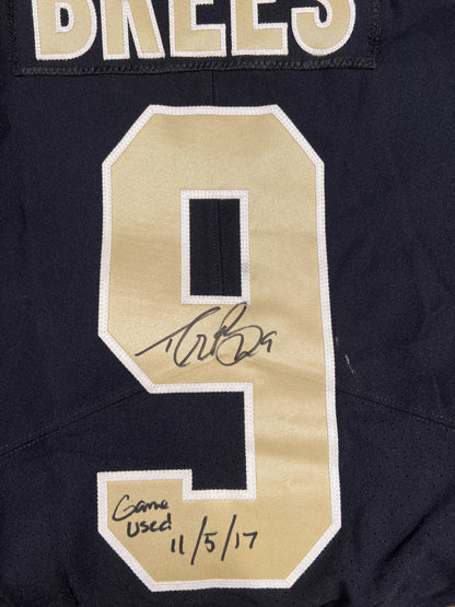 Drew Brees 2017 Game Used &amp; Signed New Orleans Saints Jersey. Resolution Photomatch PSA
