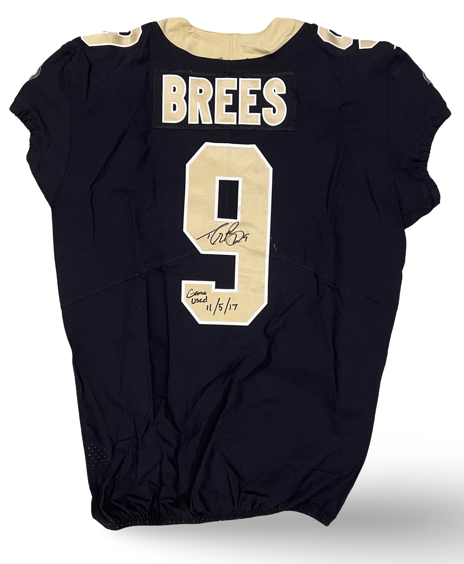 Drew Brees 2017 Game Used &amp; Signed New Orleans Saints Jersey. Resolution Photomatch PSA