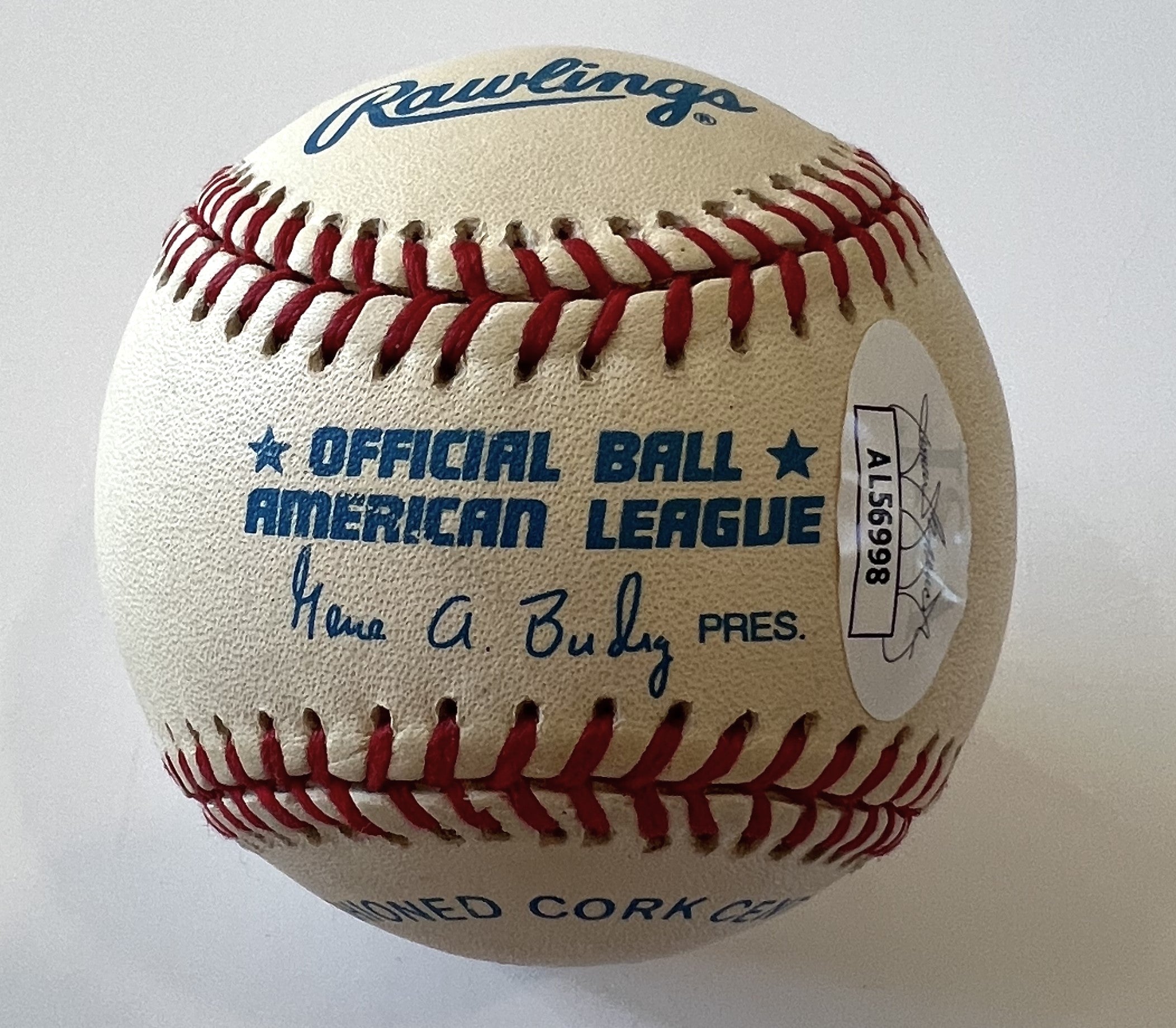 Nolan Ryan Signed Baseball with 5,714 K&