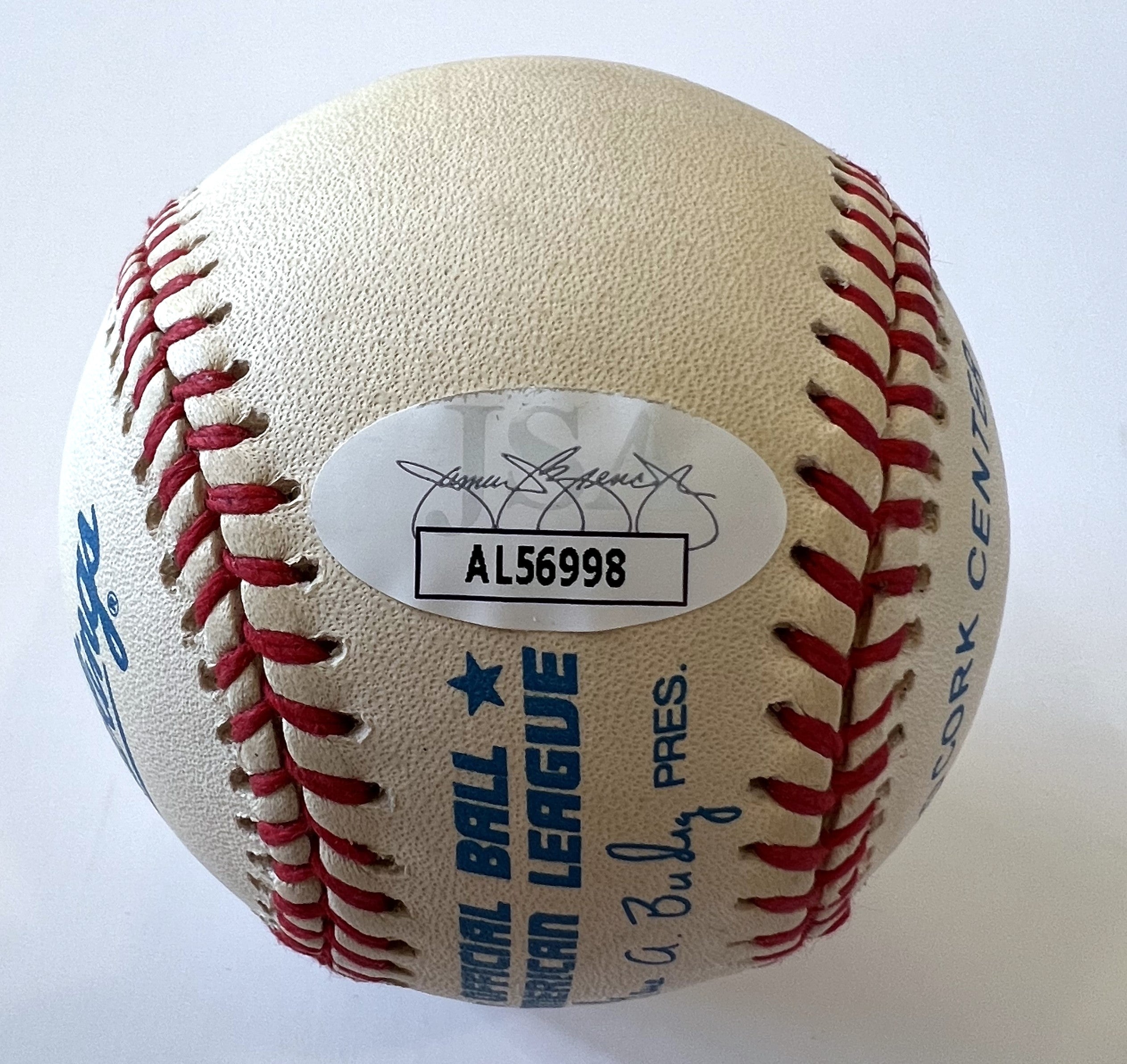 Nolan Ryan Signed Baseball with 5,714 K&