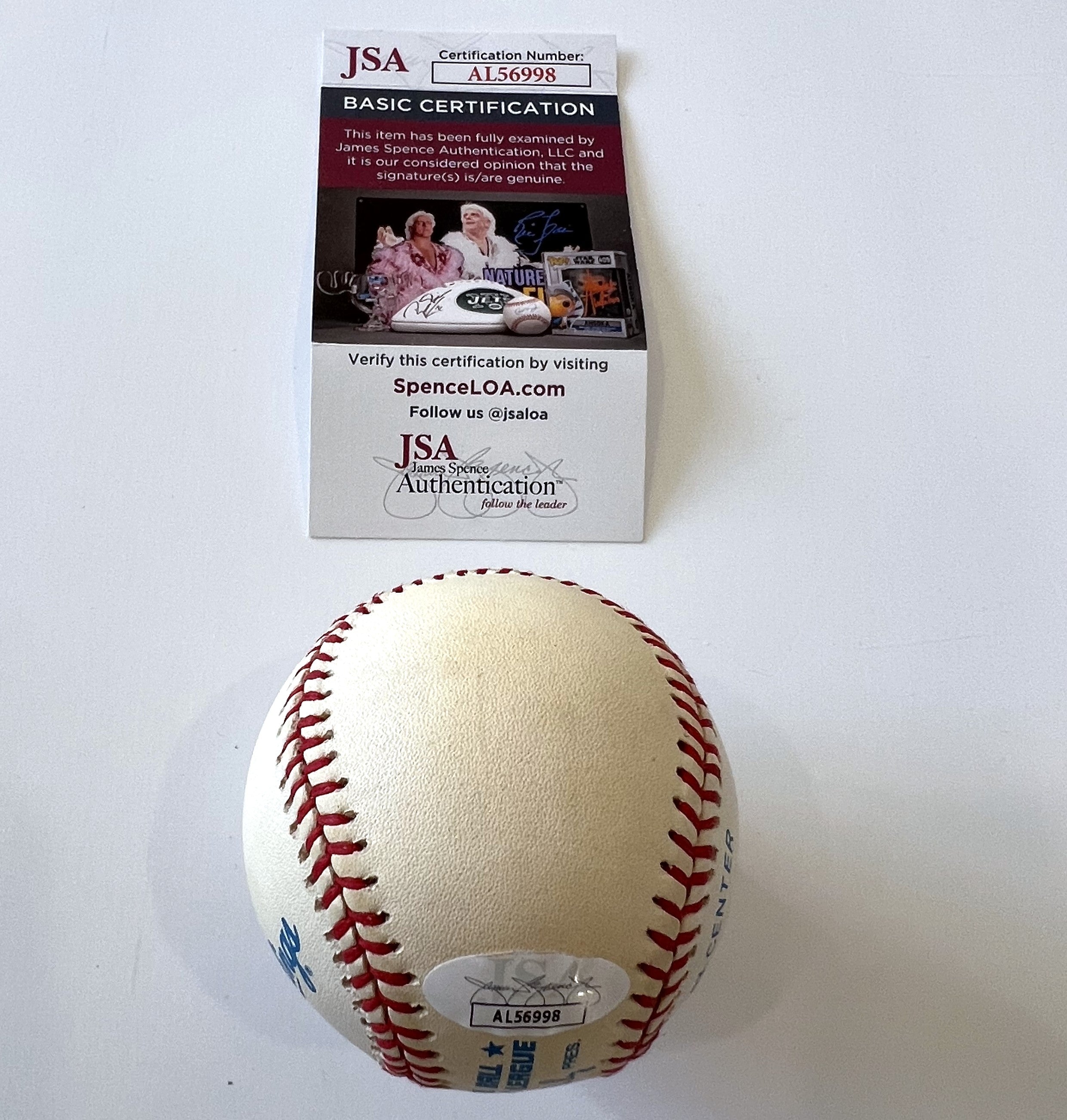 Nolan Ryan Signed Baseball with 5,714 K&